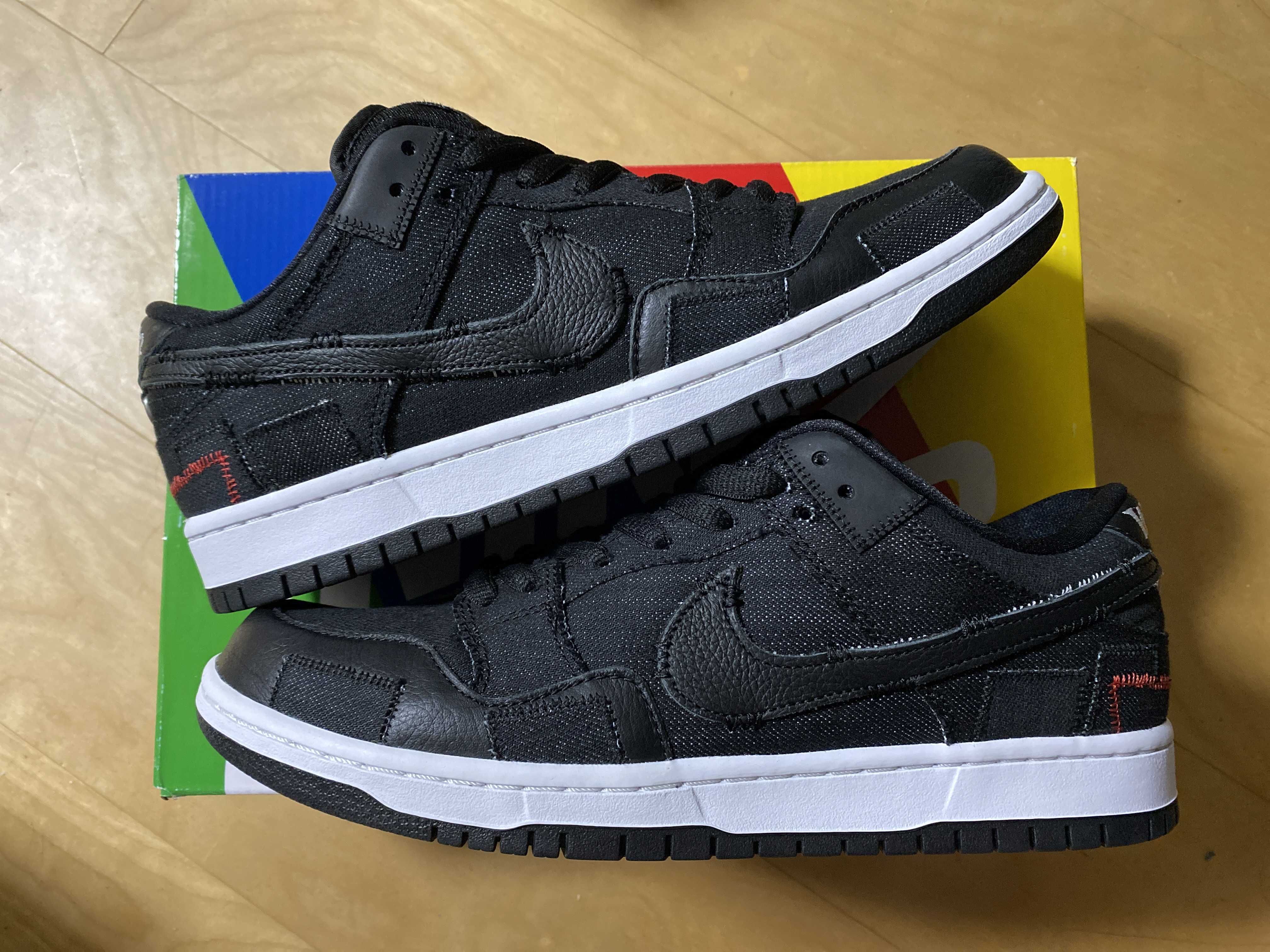 Wasted Youth × Nike SB Dunk Low "Black Denim" / VERDY