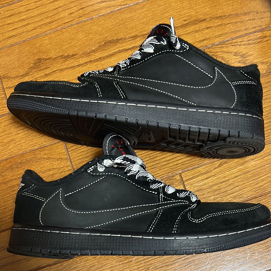 Travis Scott × Nike Air Jordan 1 Low OG SP "Black Phantom"