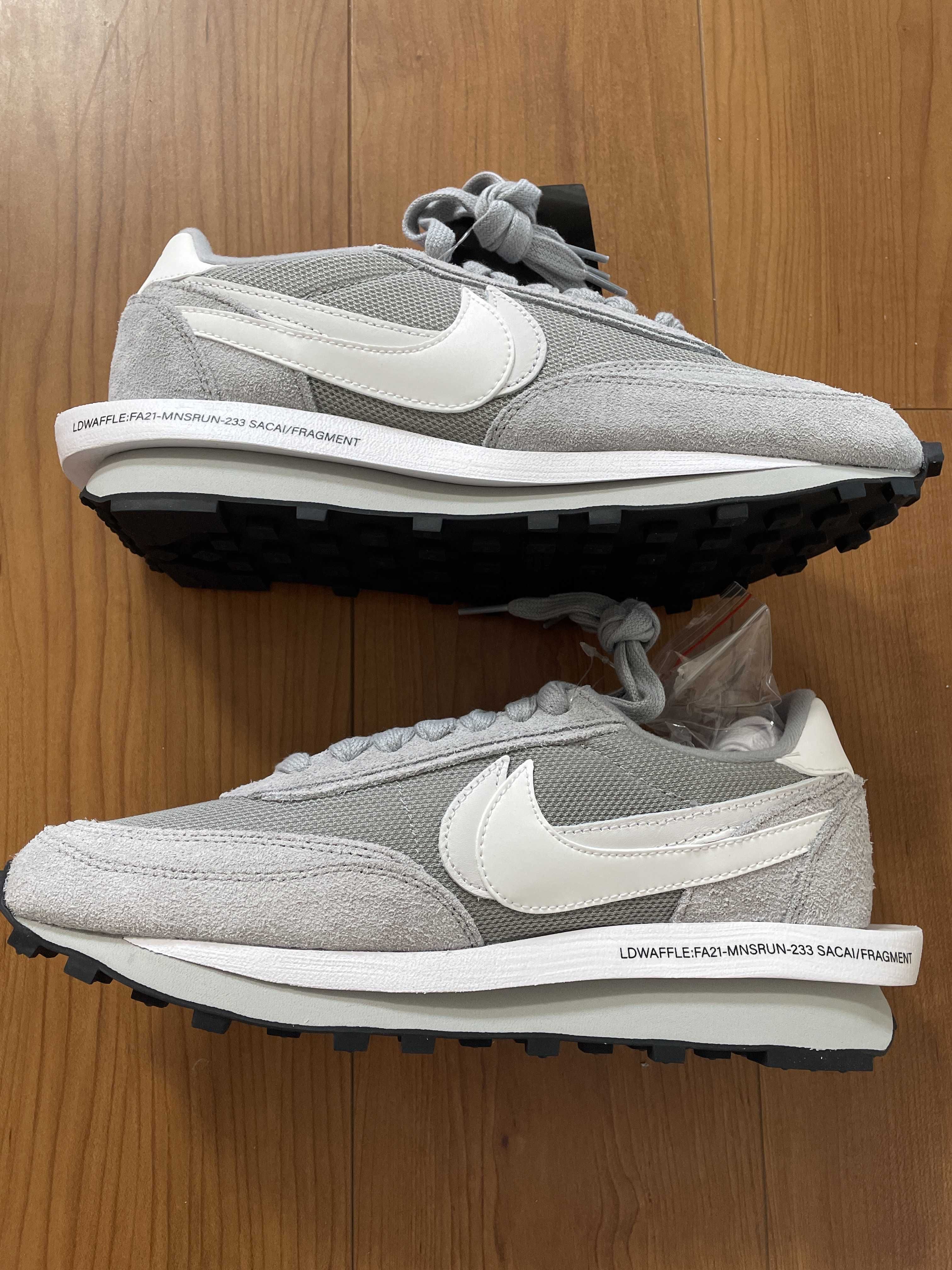 Fragment × sacai × Nike LD Waffle "Light Smoke Grey"