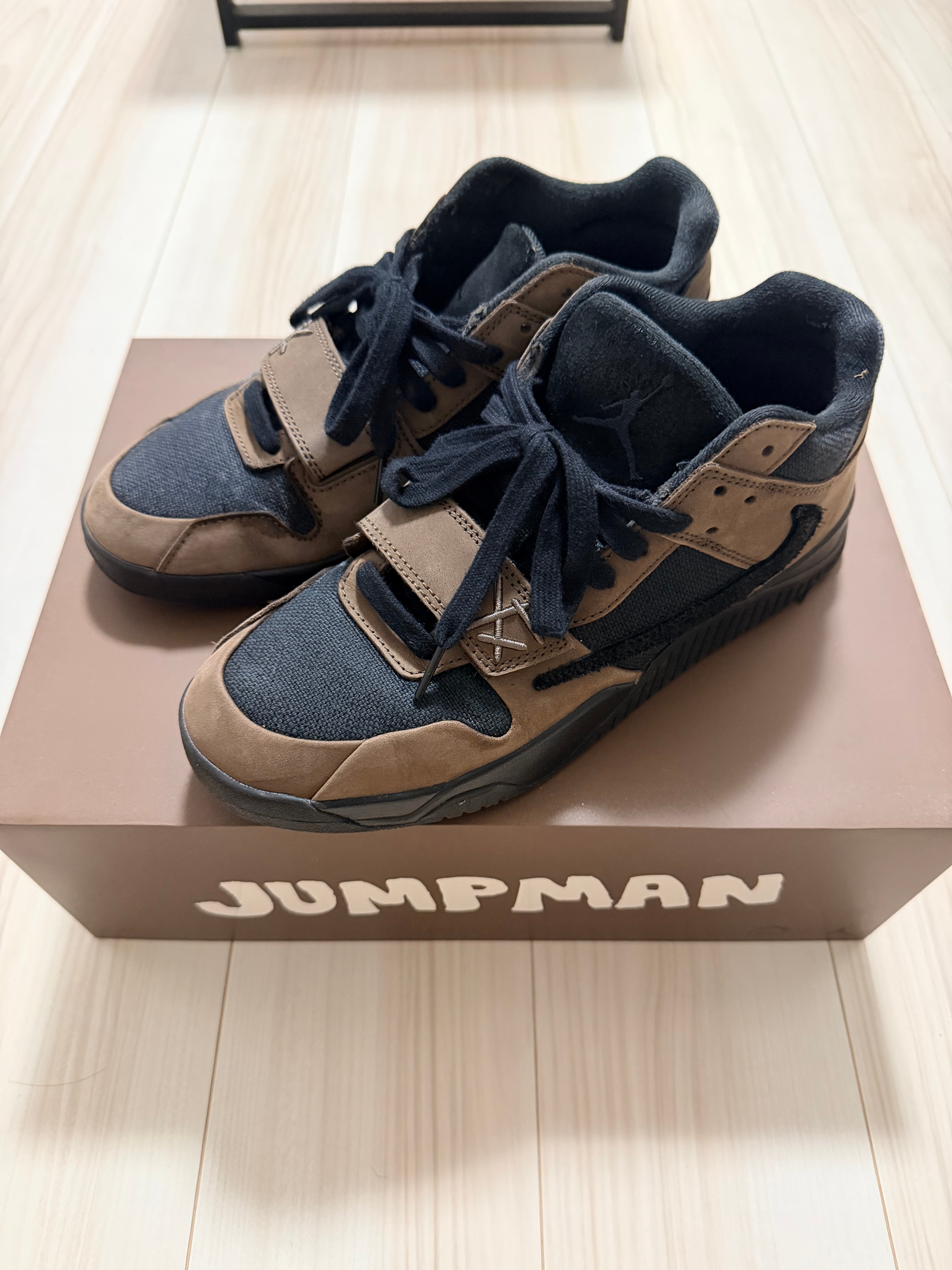 Travis Scott × Nike Jordan Jumpman Jack TR CJ1 T-Rexx "Black and Dark Mocha"