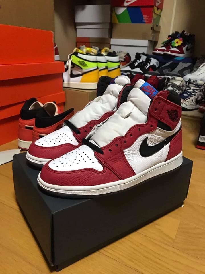 Spiderman × Nike Air Jordan 1 Origin Story "Gym Red/White/Photo Blue/Black"