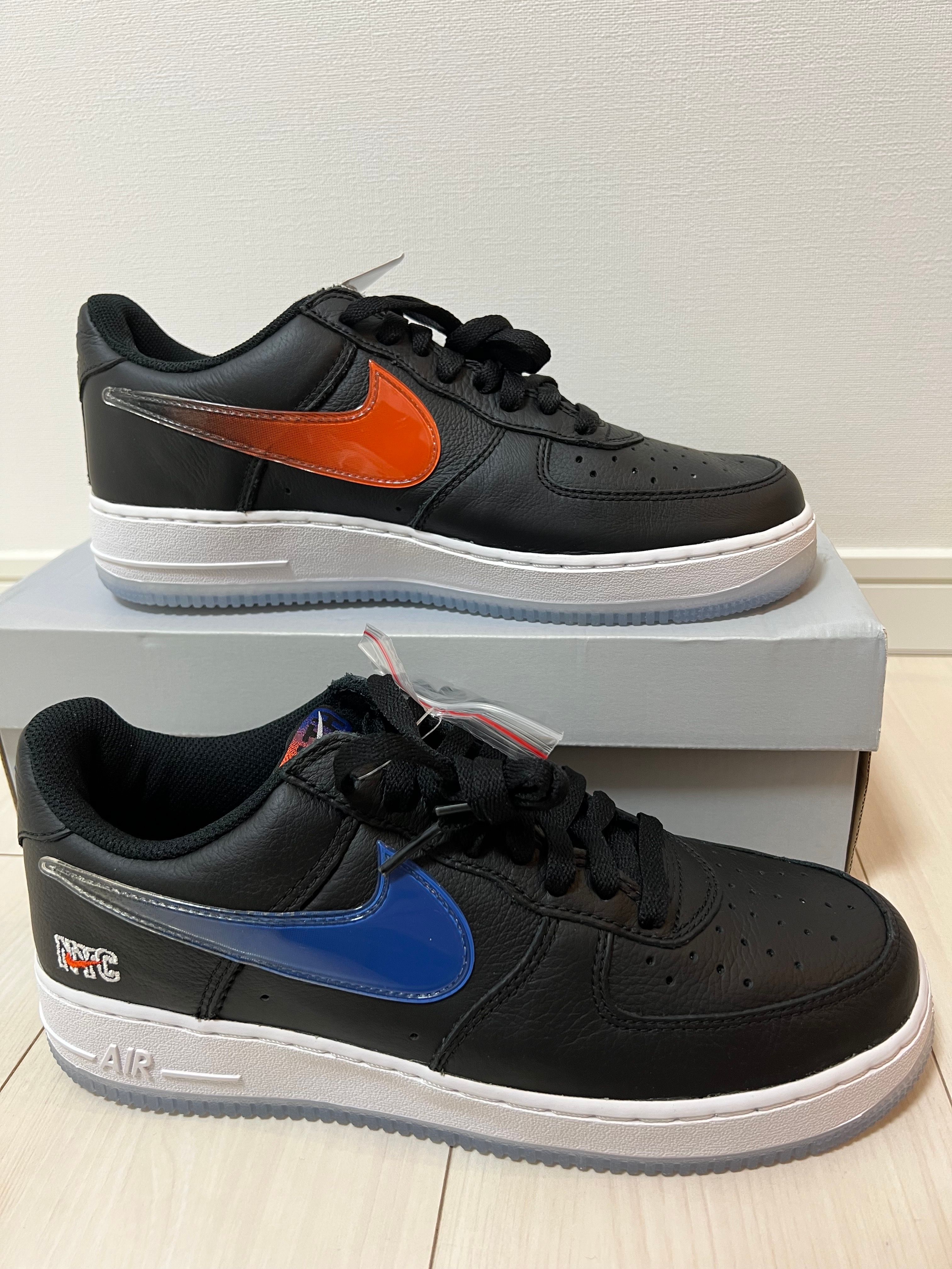 KITH × Nike Air Force 1 Low New York Knicks "Black/Brilliant Orange/Rush/Brilliant White"