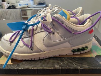 Off-White × Nike Dunk Low "Sail/Neutral Gray"