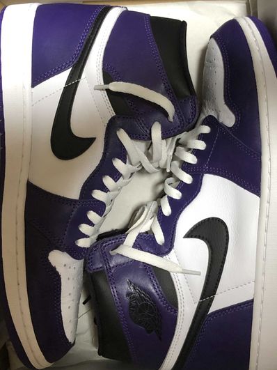 Nike Air Jordan 1 Retro High OG "Court Purple White/Black" (2020)