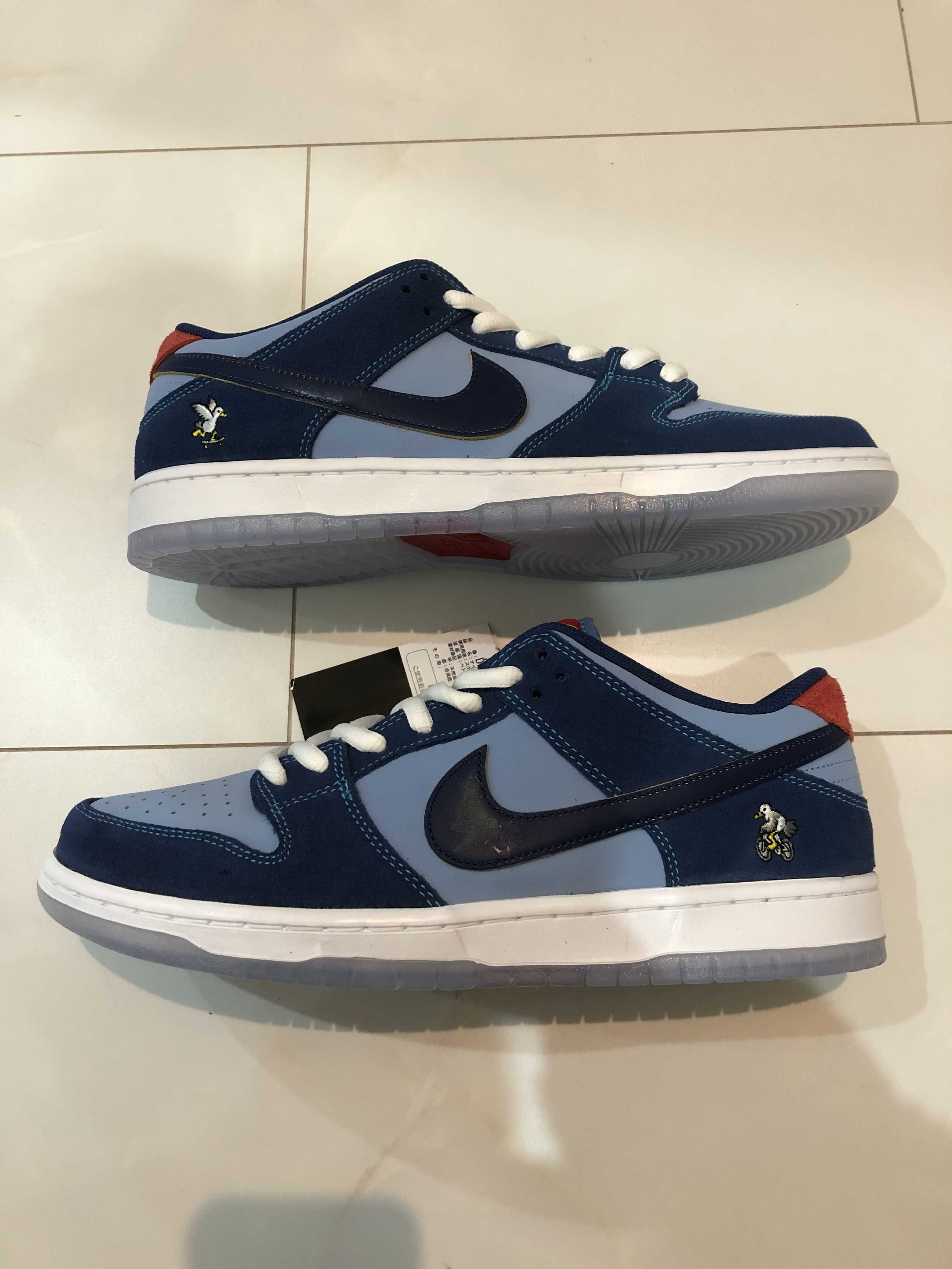 Why So Sad? × Nike SB Dunk Low "Coastal Blue/Speed Yellow-University Red"