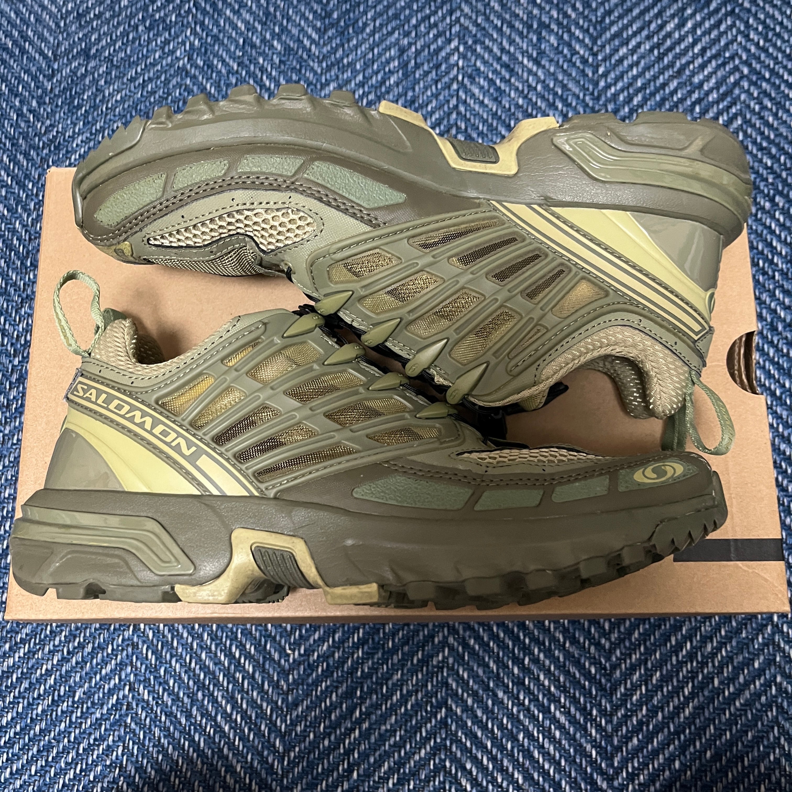 サロモン ACS プロ "グレーグリーン"