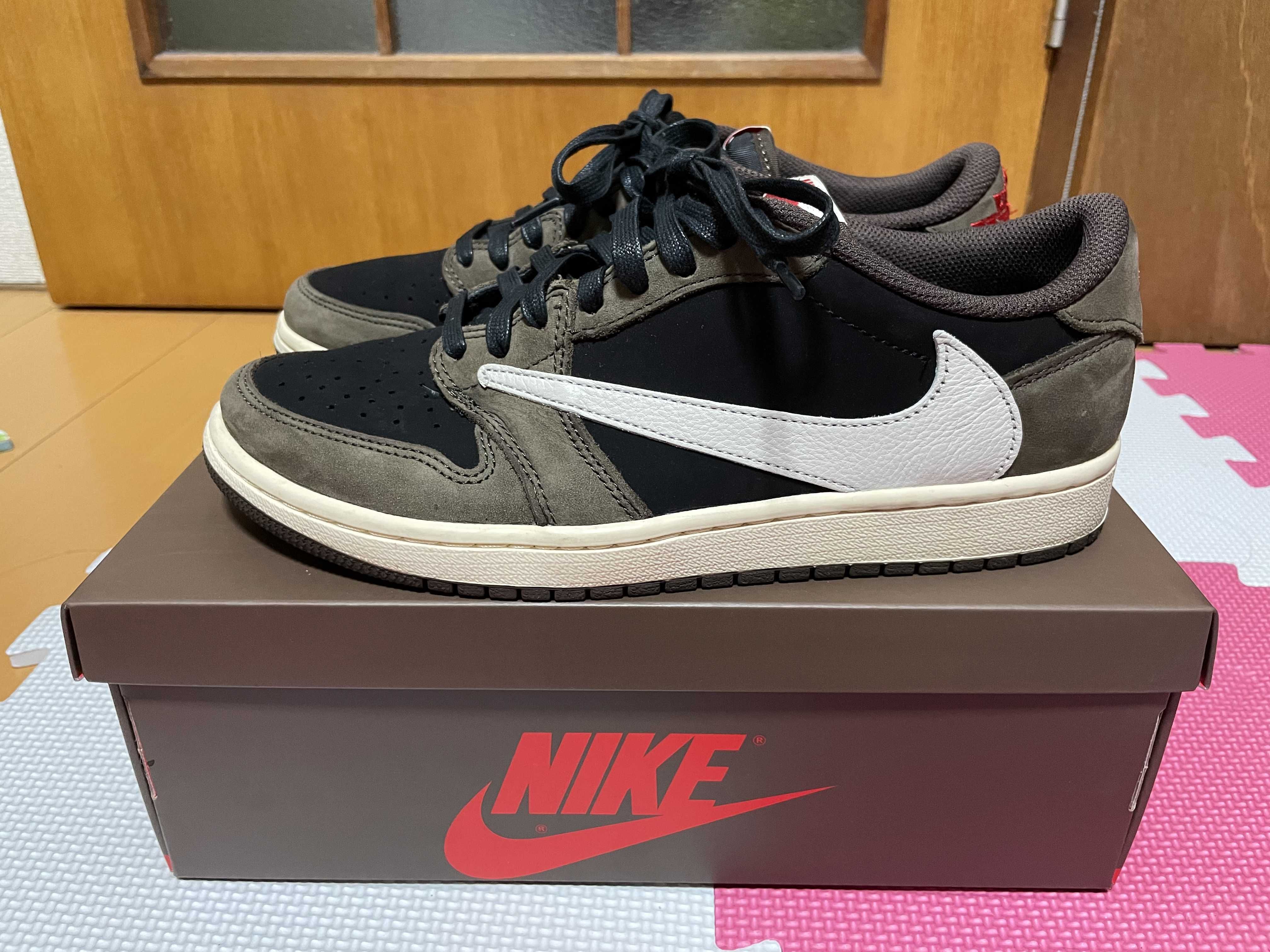 Travis Scott × Nike Air Jordan 1 Low OG SP-T  "Black/Dark Mocha"