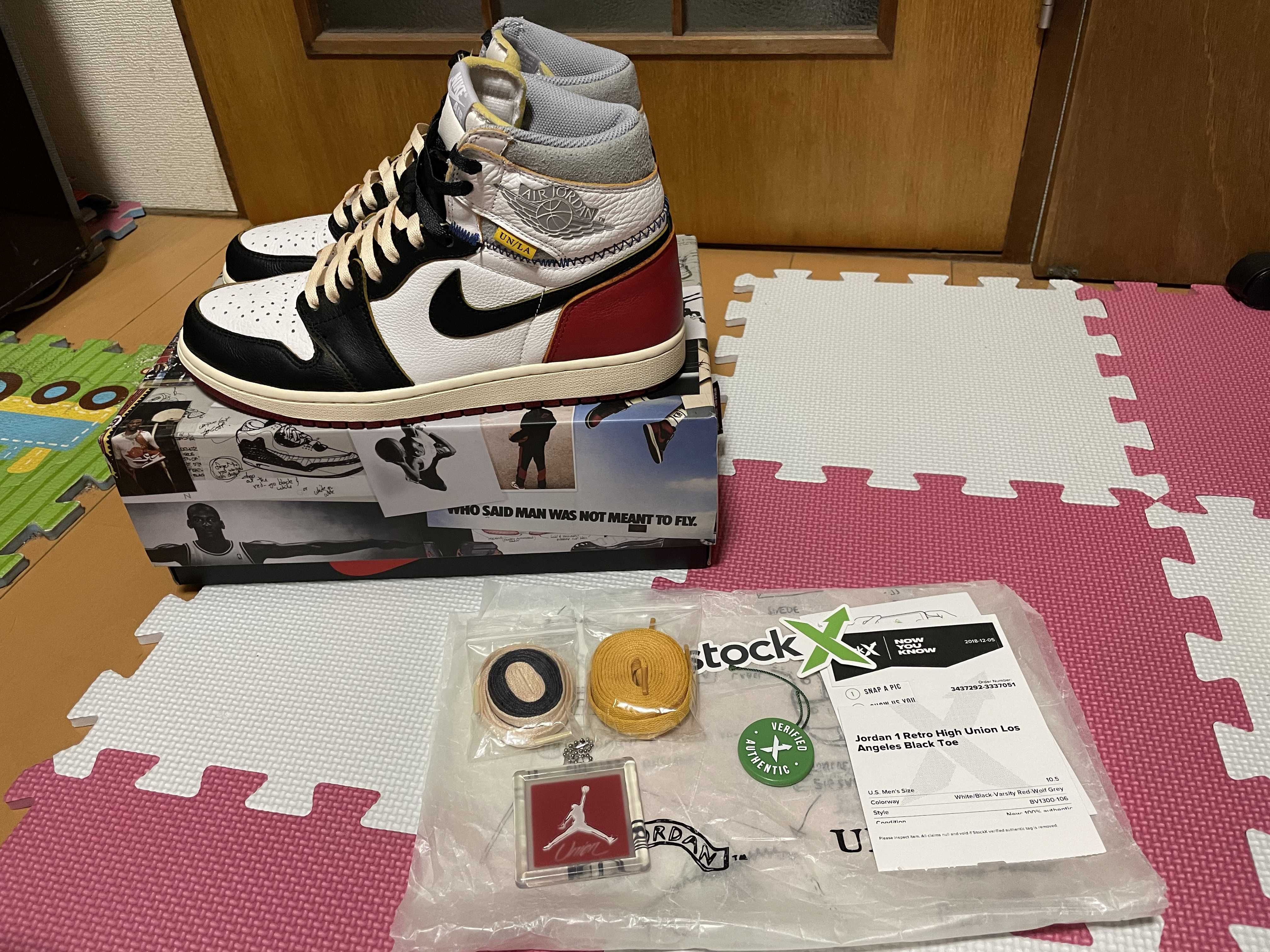 UNION × Nike Air Jordan 1 Retro High OG NRG "Varsity Red/Wolf Grey"