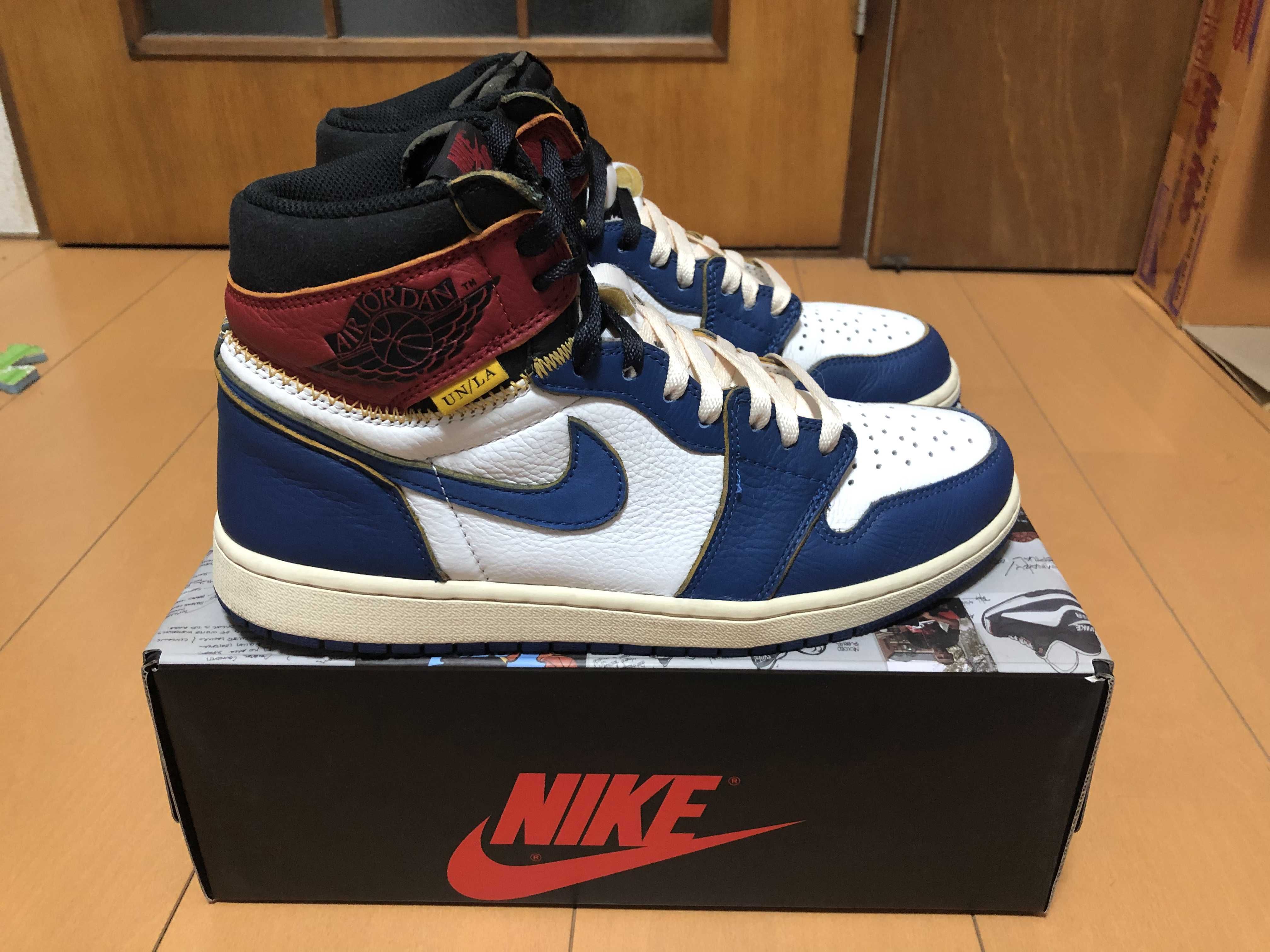 Union × Nike Air Jordan 1 Retro High OG NRG "Storm Blue/Varsity Red"
