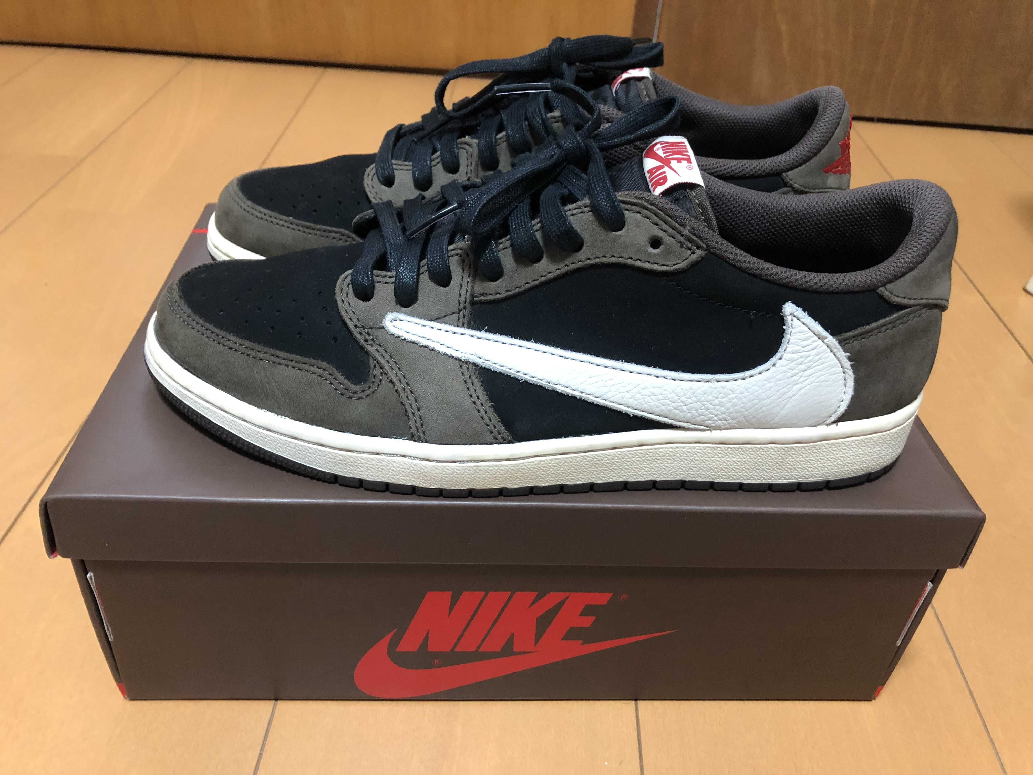 Travis Scott × Nike Air Jordan 1 Low OG SP-T "Black/Dark Mocha"
