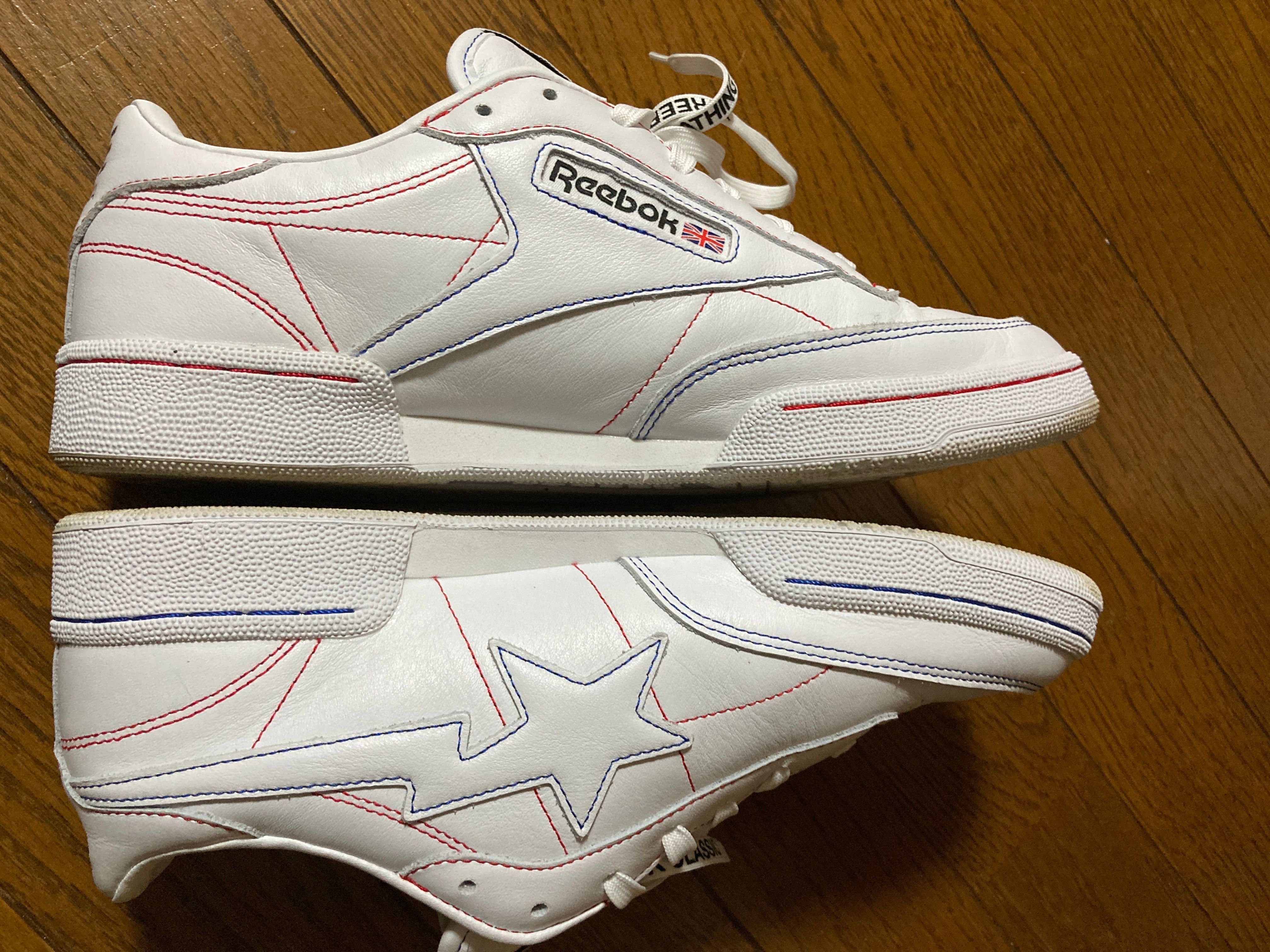 A BATHING APE®︎ × Reebok Club C 85 "White"