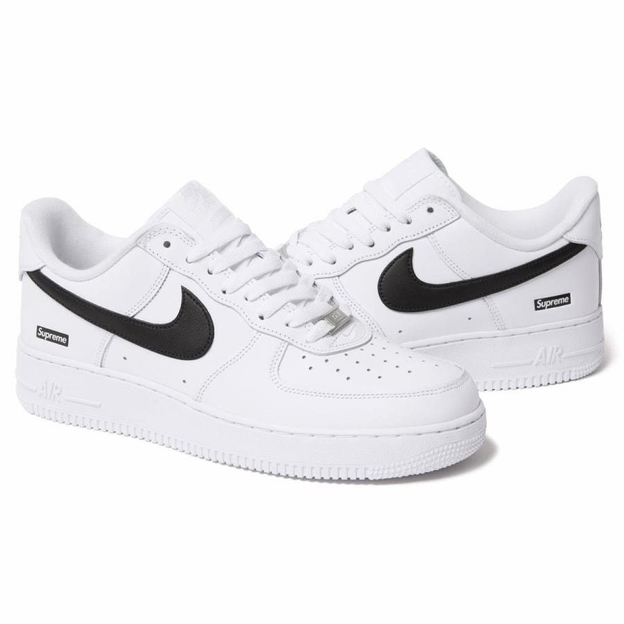 Supreme × Nike Air Force 1 Low "White/Black"