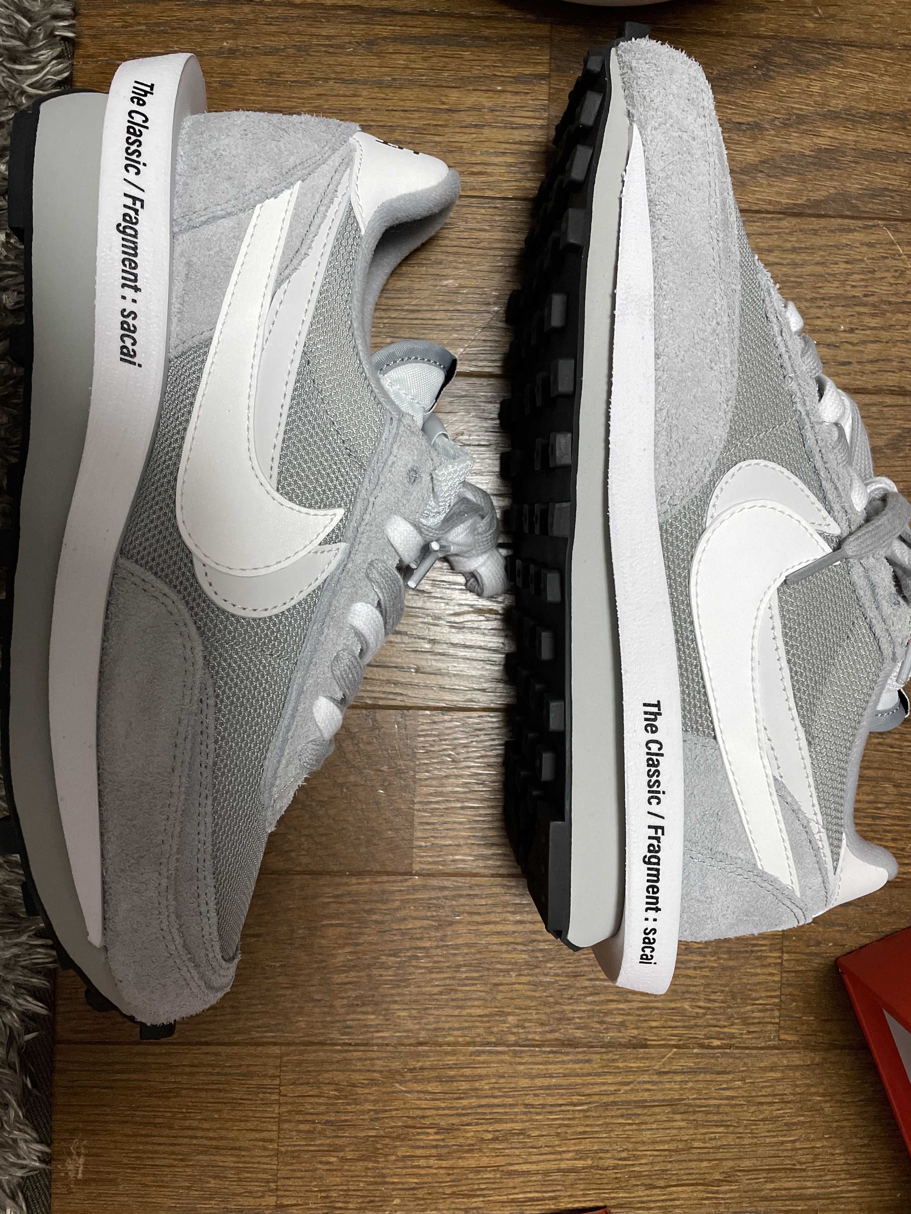 Fragment × sacai × Nike LD Waffle "Light Smoke Grey"