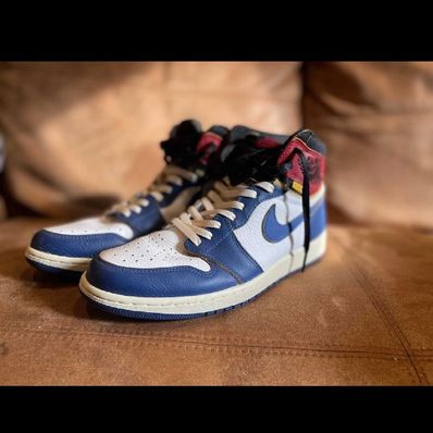 Union × Nike Air Jordan 1 Retro High OG NRG "Storm Blue/Varsity Red"