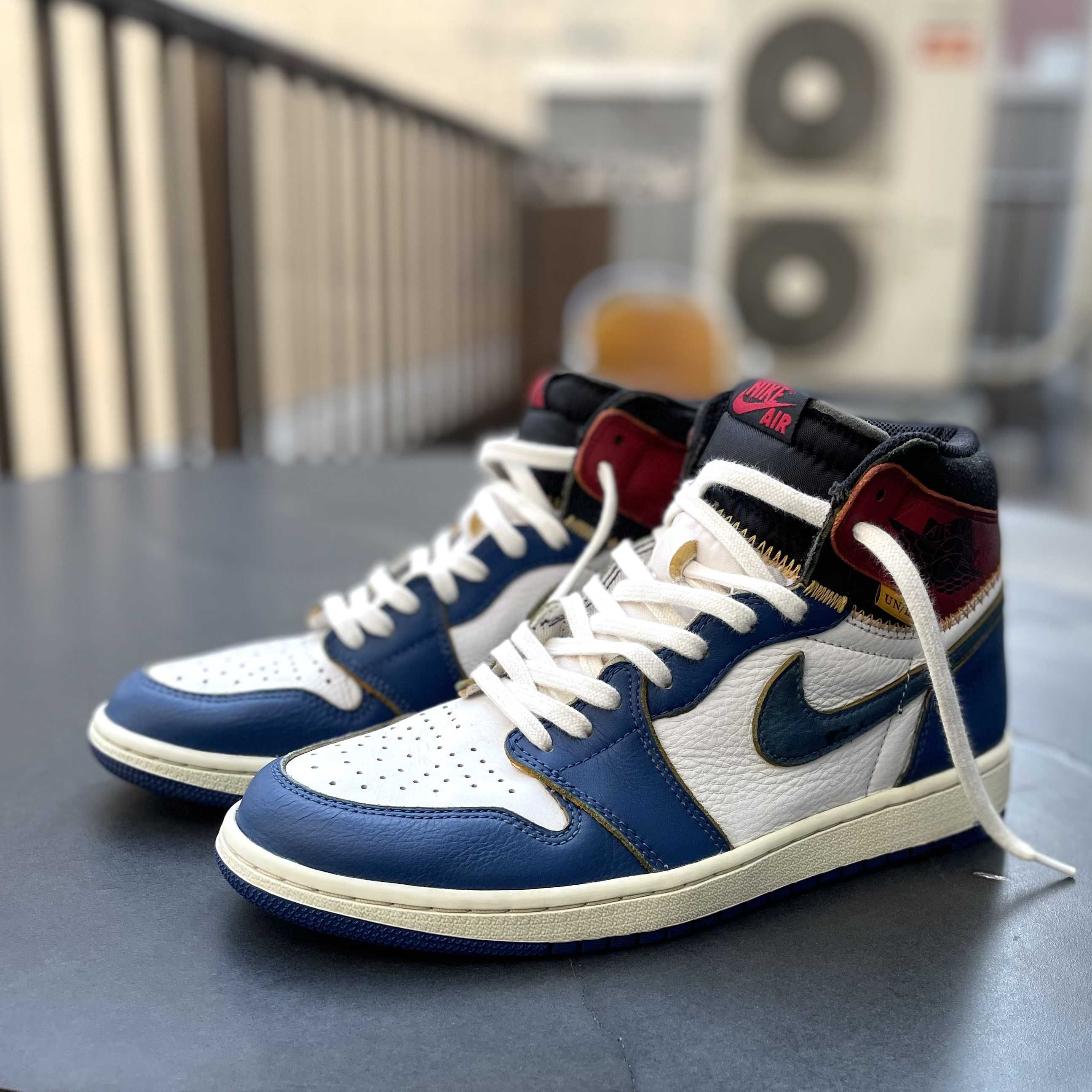 Union × Nike Air Jordan 1 Retro High OG NRG "Storm Blue/Varsity Red"