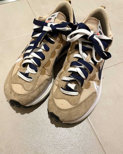 Sacai × Nike Vapor Waffle "Sesame And Blue Void"