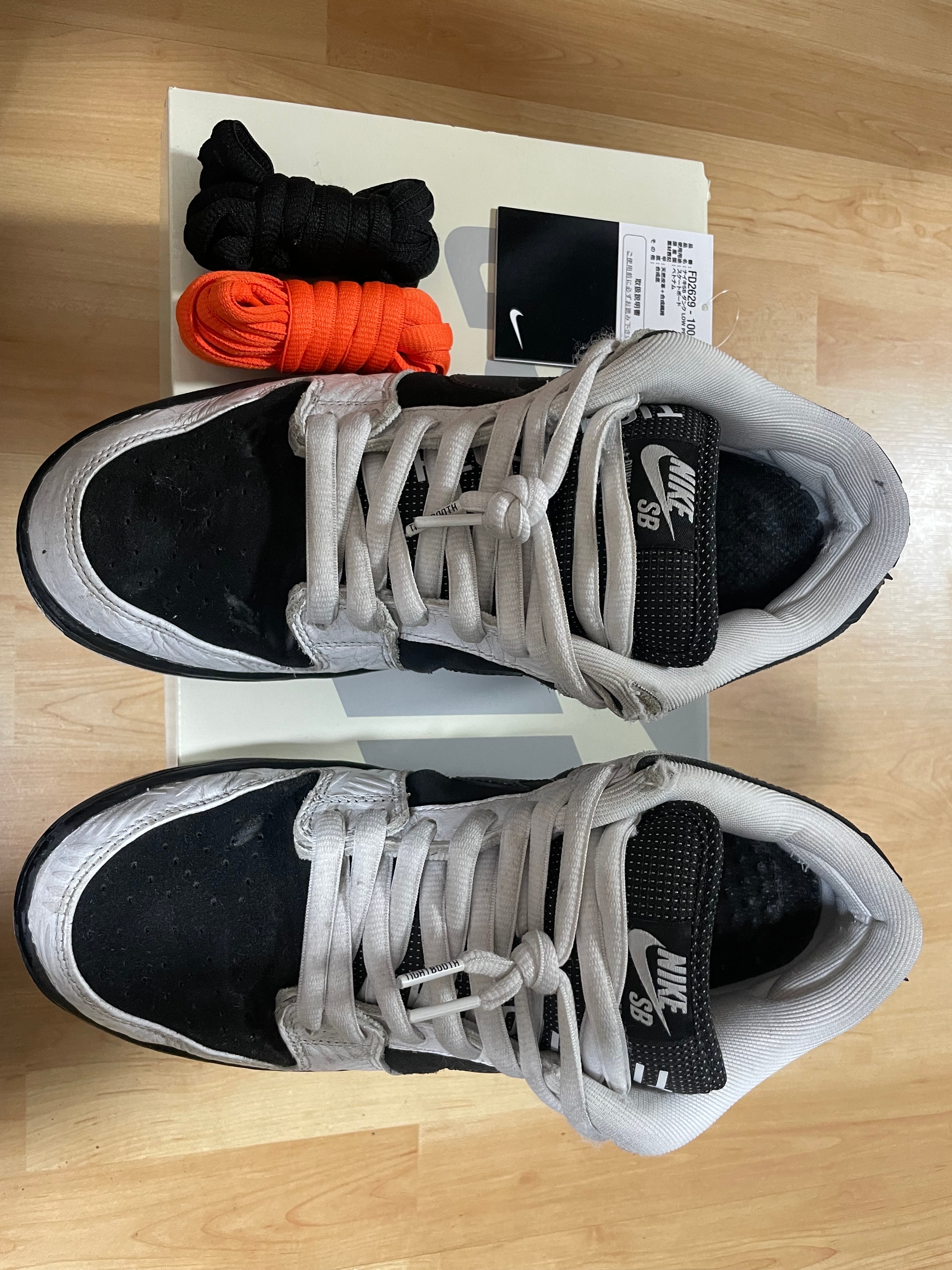 TIGHTBOOTH × Nike SB Dunk Low Pro QS "Black and White"