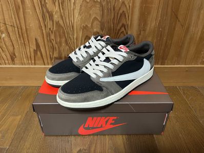 Travis Scott × Nike Air Jordan 1 Low OG SP-T "Black/Dark Mocha"