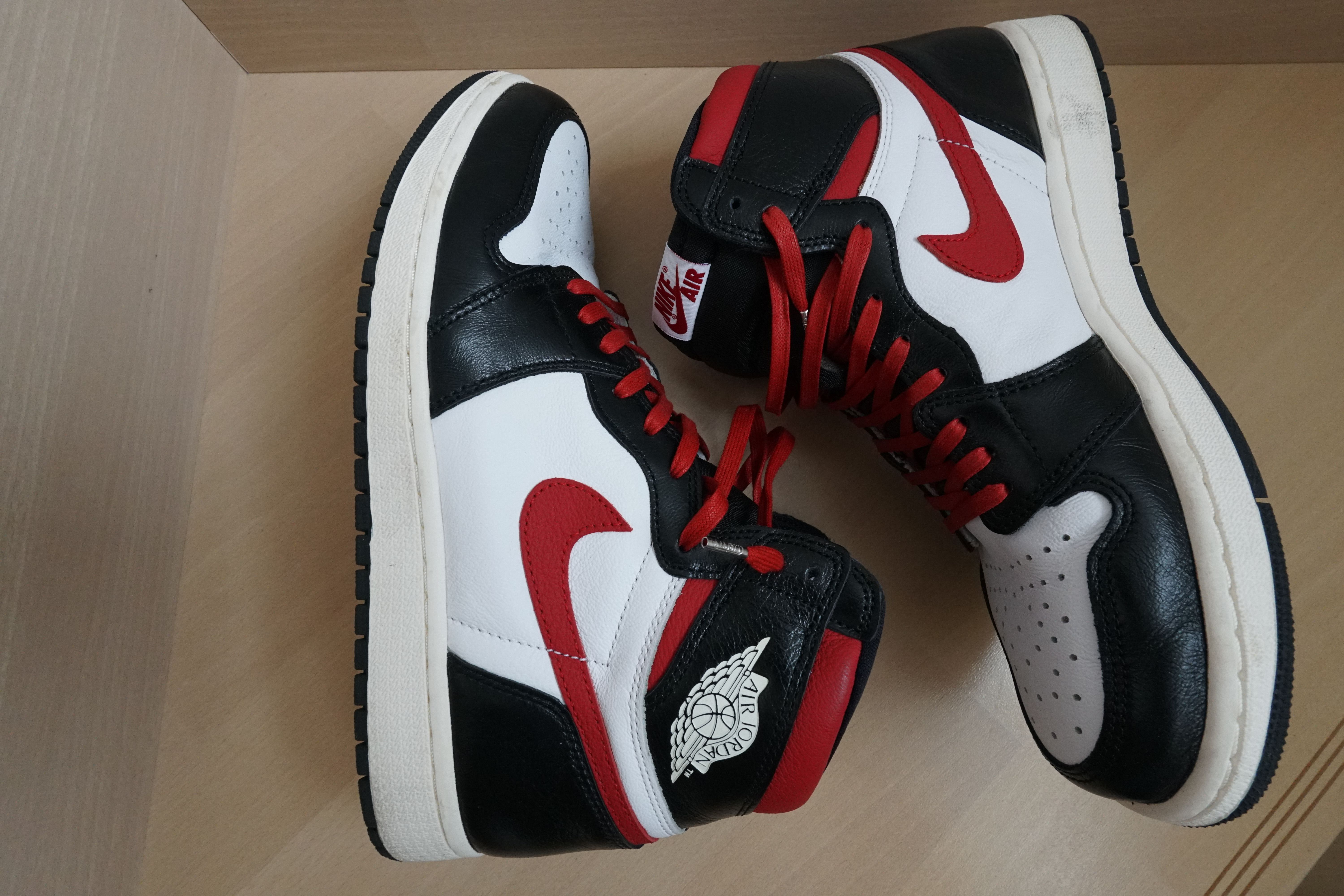 Nike Air Jordan 1 Retro High "Black/White/Sail/Gym Red"    