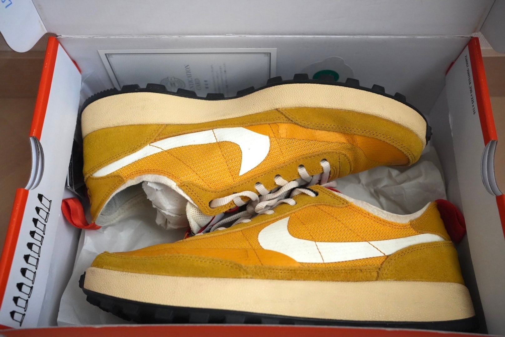 Tom Sachs × NikeCraft Women's General Purpose Shoe "Yellow / Archive"