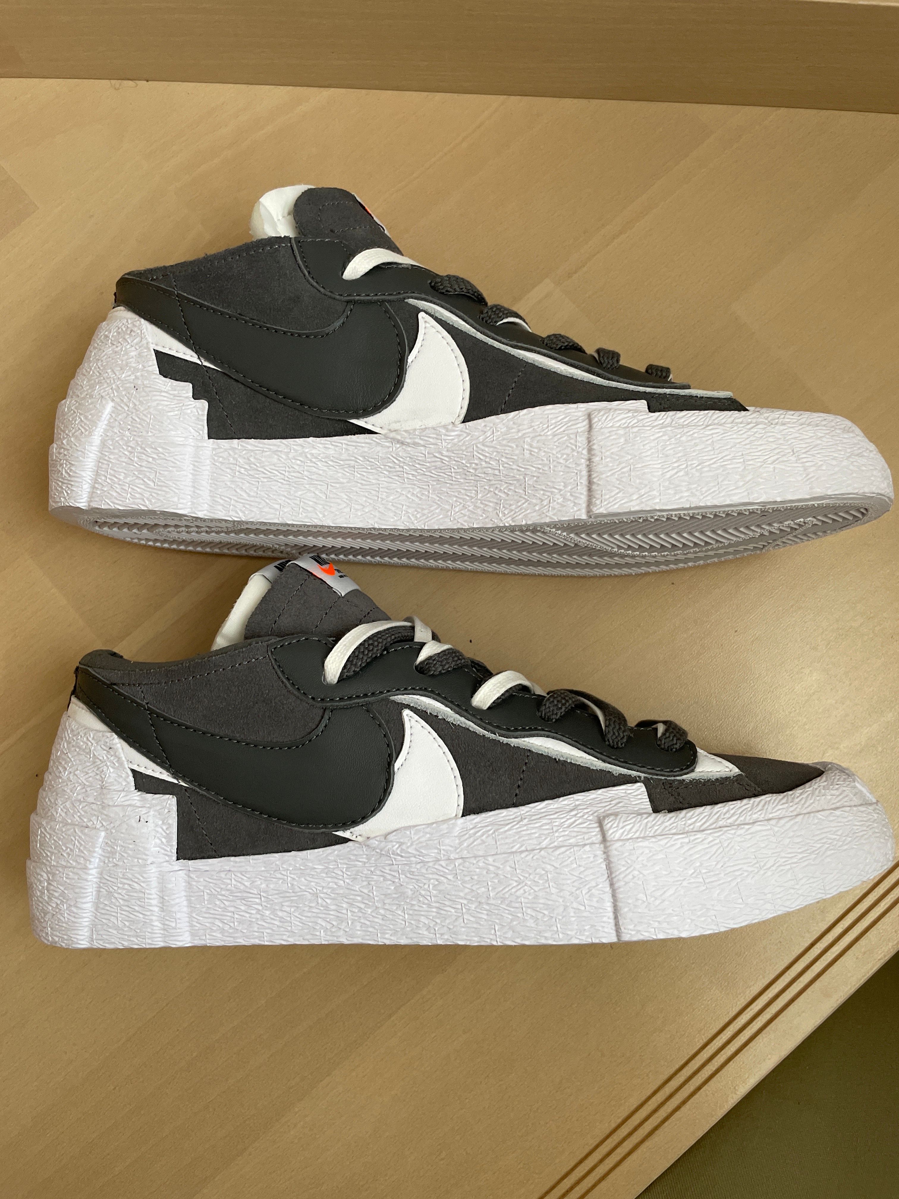 Sacai × Nike Blazer Low "Iron Grey"