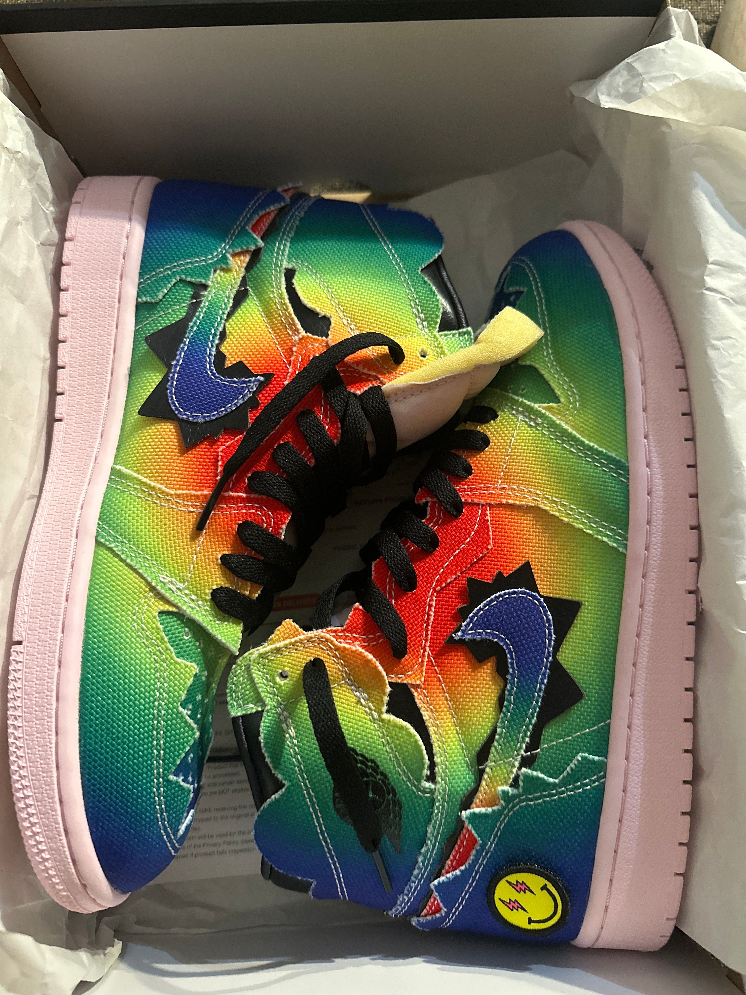 J Balvin × Nike Air Jordan 1 High OG "Rainbow"