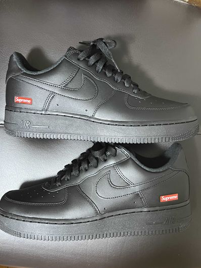 Supreme × Nike Air Force 1 Low "Black"