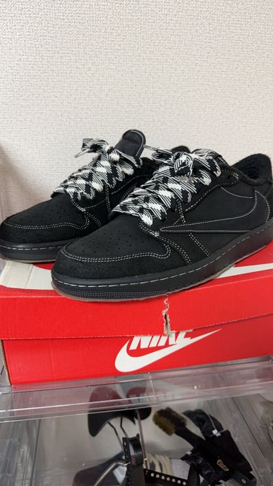 Travis Scott × Nike Air Jordan 1 Low OG SP "Black Phantom"