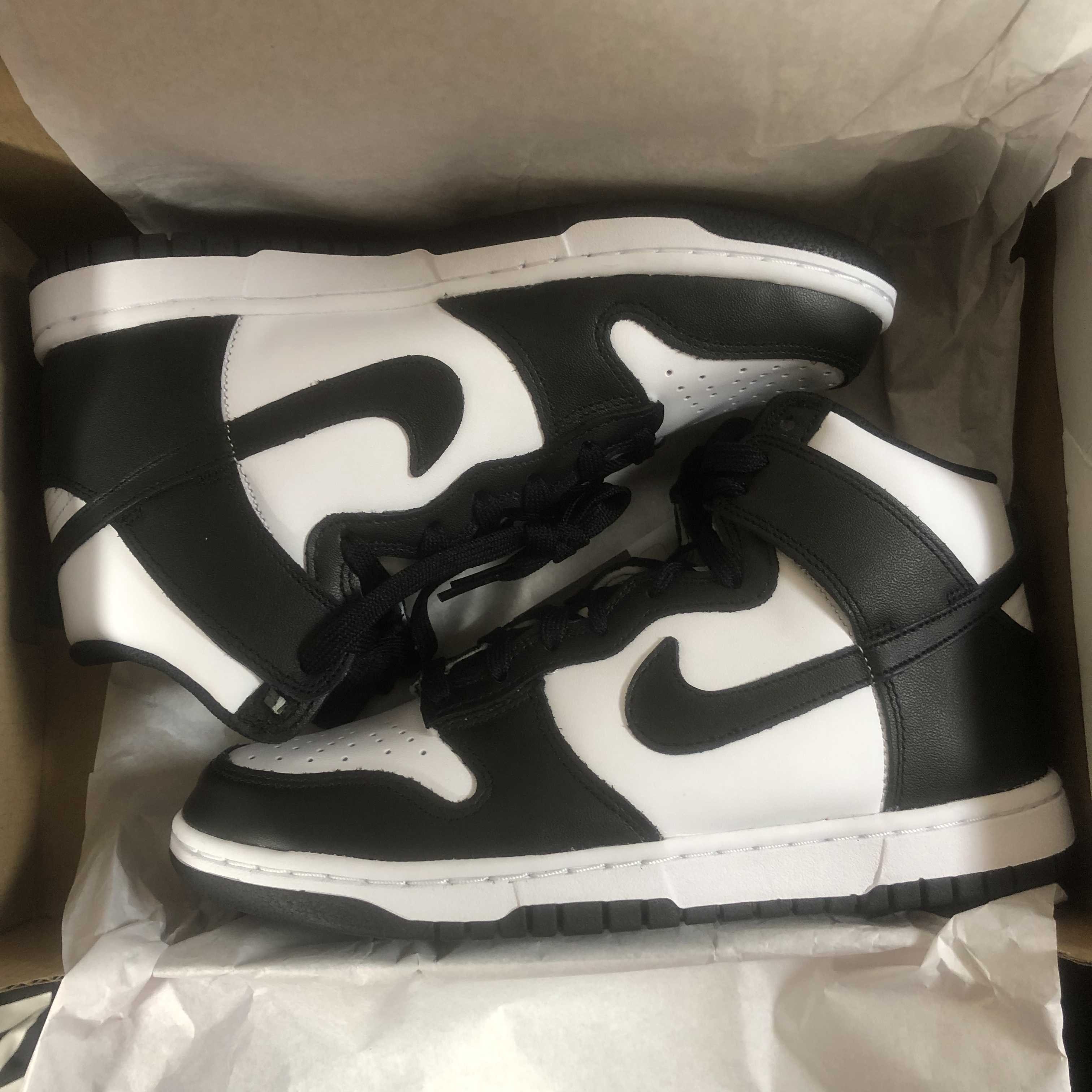 Nike Women's Dunk High "Black and White"