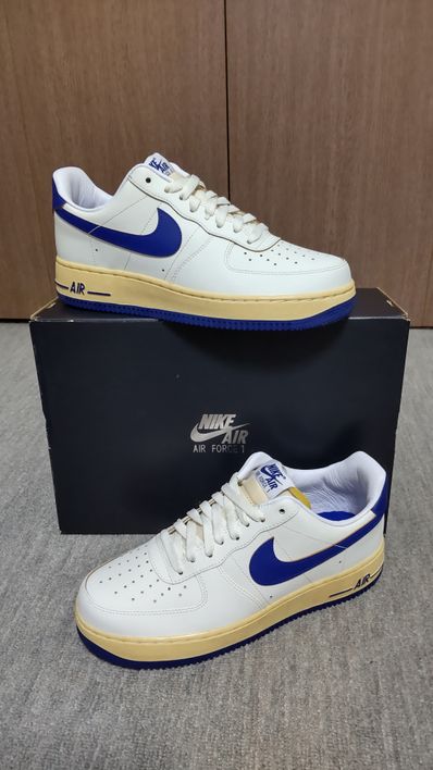 Nike Women's Air Force 1 '07 "Sail/Pale Vanilla/Gold Suede/Deep Royal Blue"