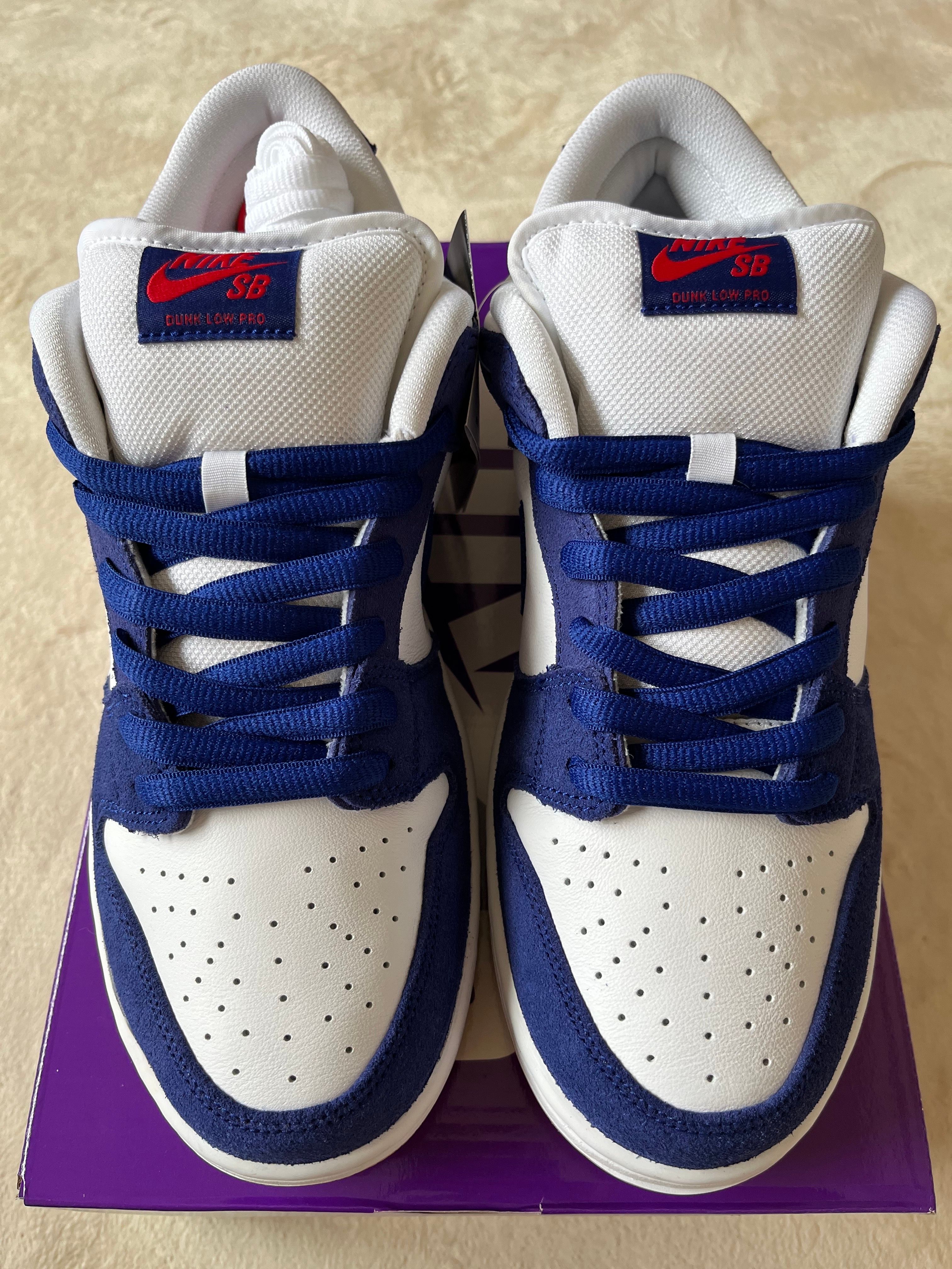 Nike SB Dunk Low "Los Angeles Dodgers/Deep Royal Blue"