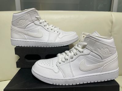 Nike Air Jordan 1 Mid "Triple White"(2020)