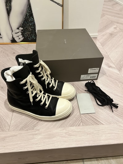 Rick Owens Sneakers "Black/Milk"