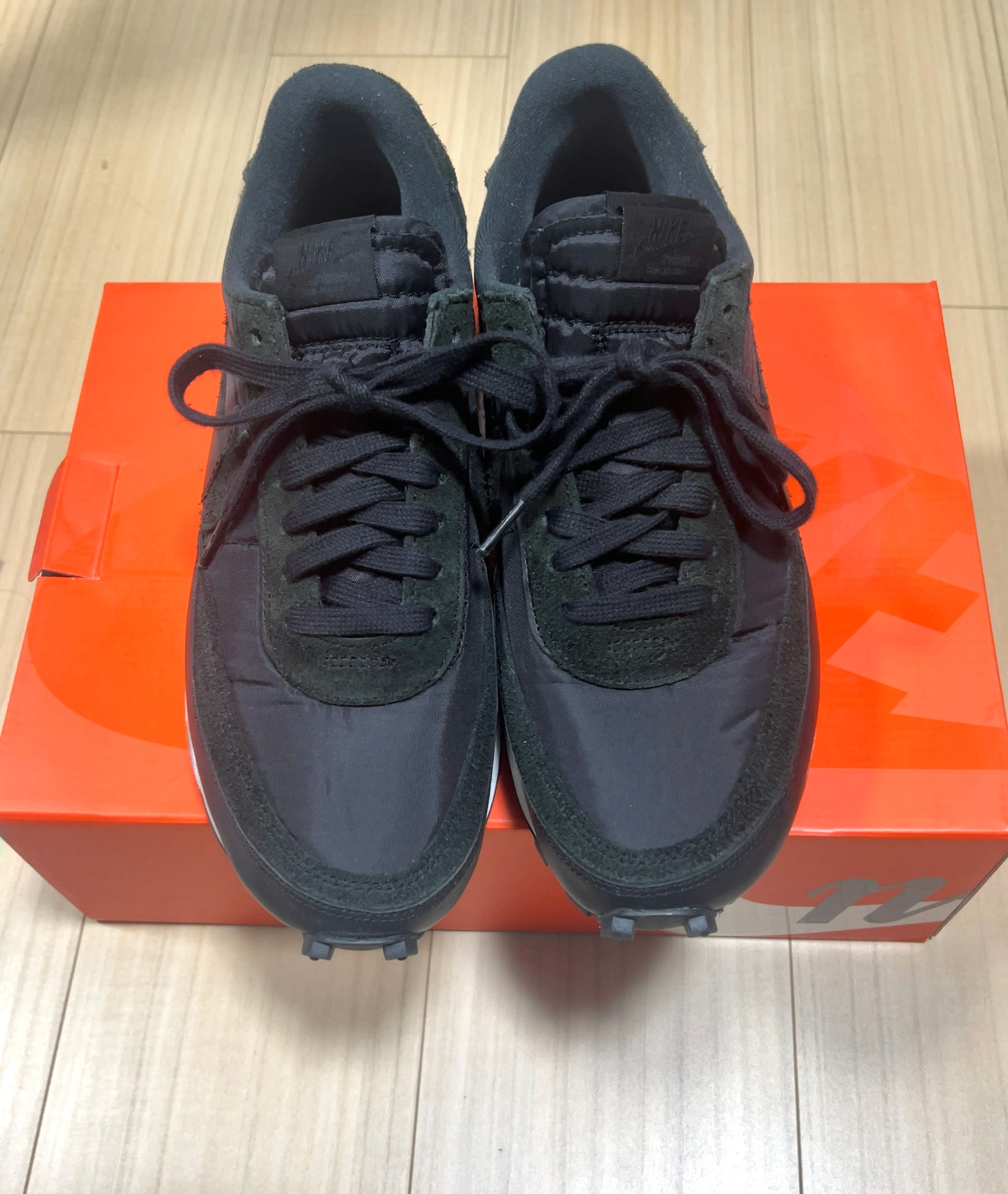 sacai × Nike LDV Waffle "Triple Black"