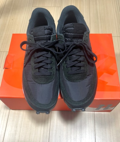 sacai × Nike LDV Waffle "Triple Black"