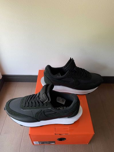 sacai × Nike LDV Waffle "Triple Black"