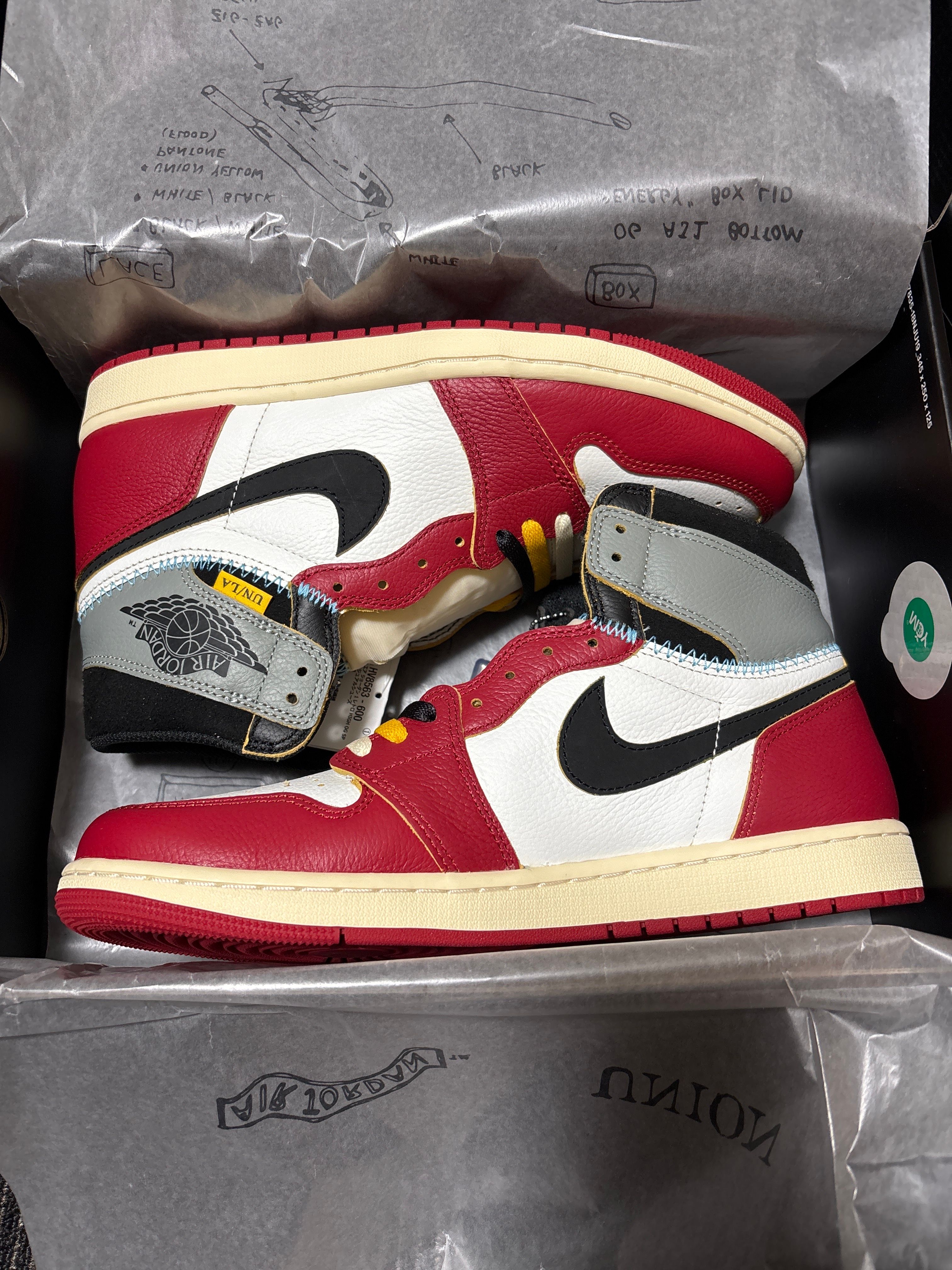 UNION × Nike Air Jordan 1 Retro High OG "Chicago/Shadow"