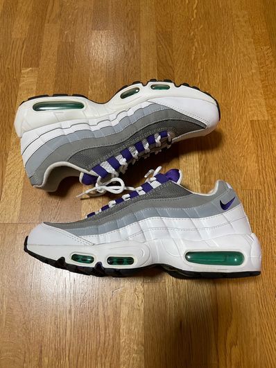 Nike air max 2025 95 white court purple