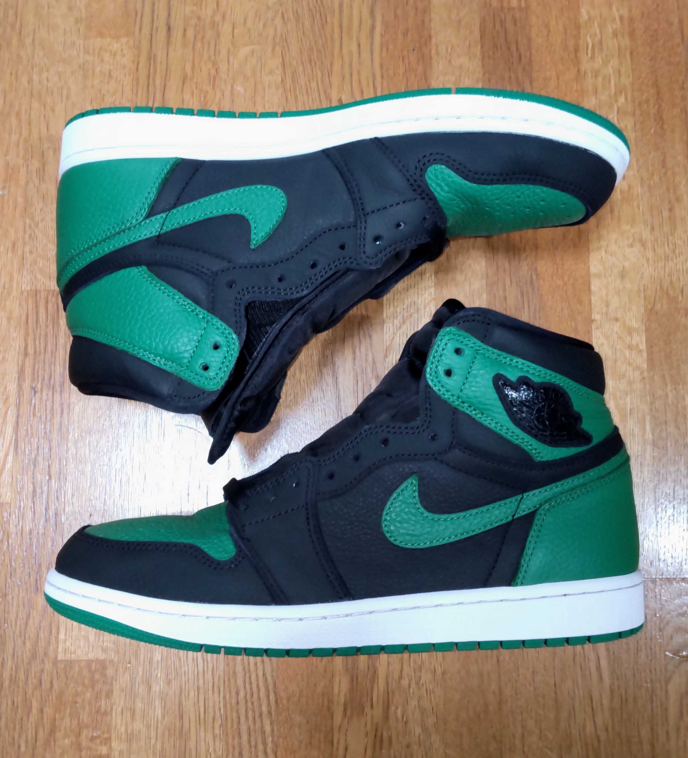 Nike Air Jordan 1 Retro High OG "Black/Pine Green" (2020)