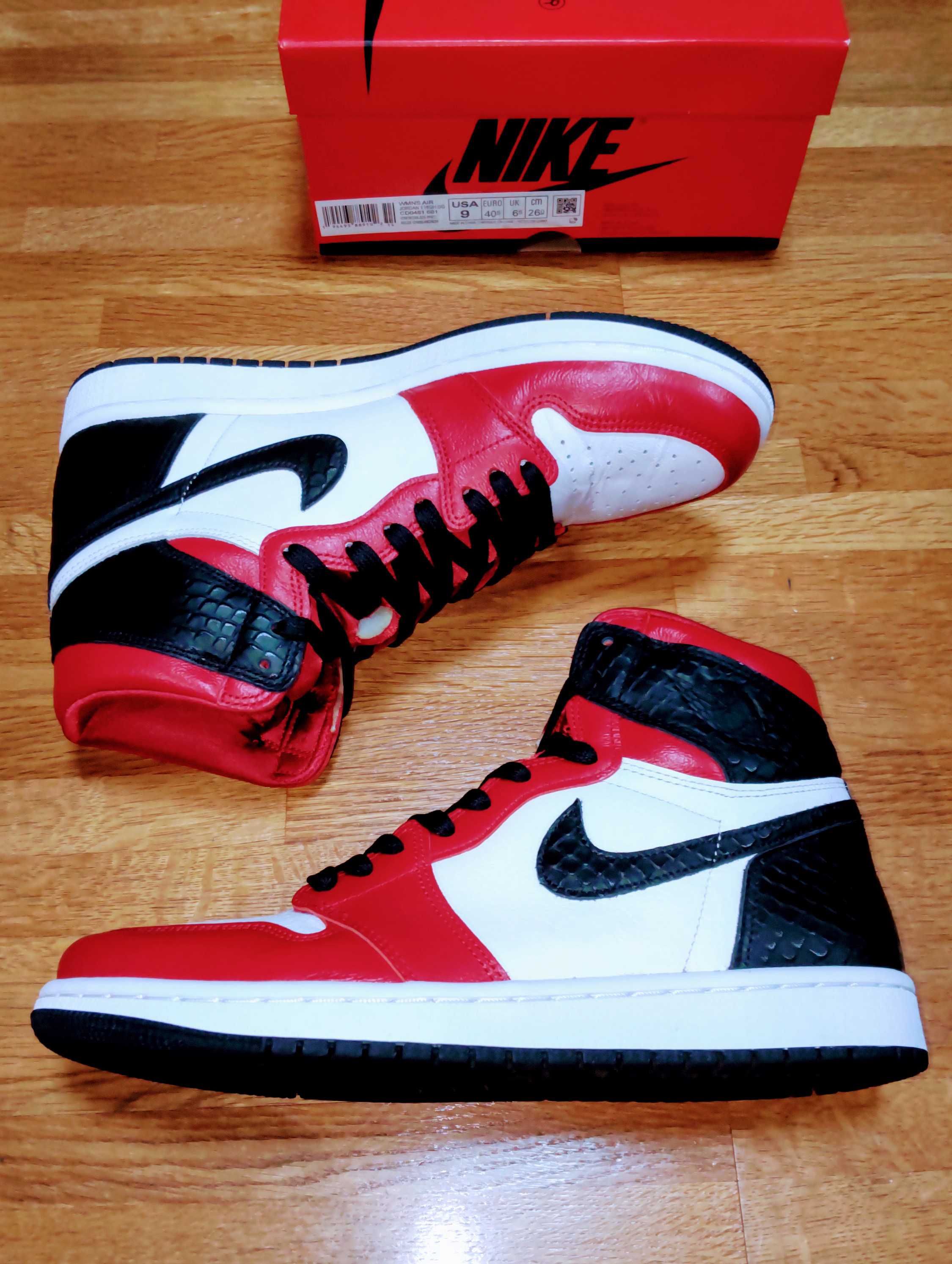 Nike Women's Air Jordan 1 High OG "Satin Red"