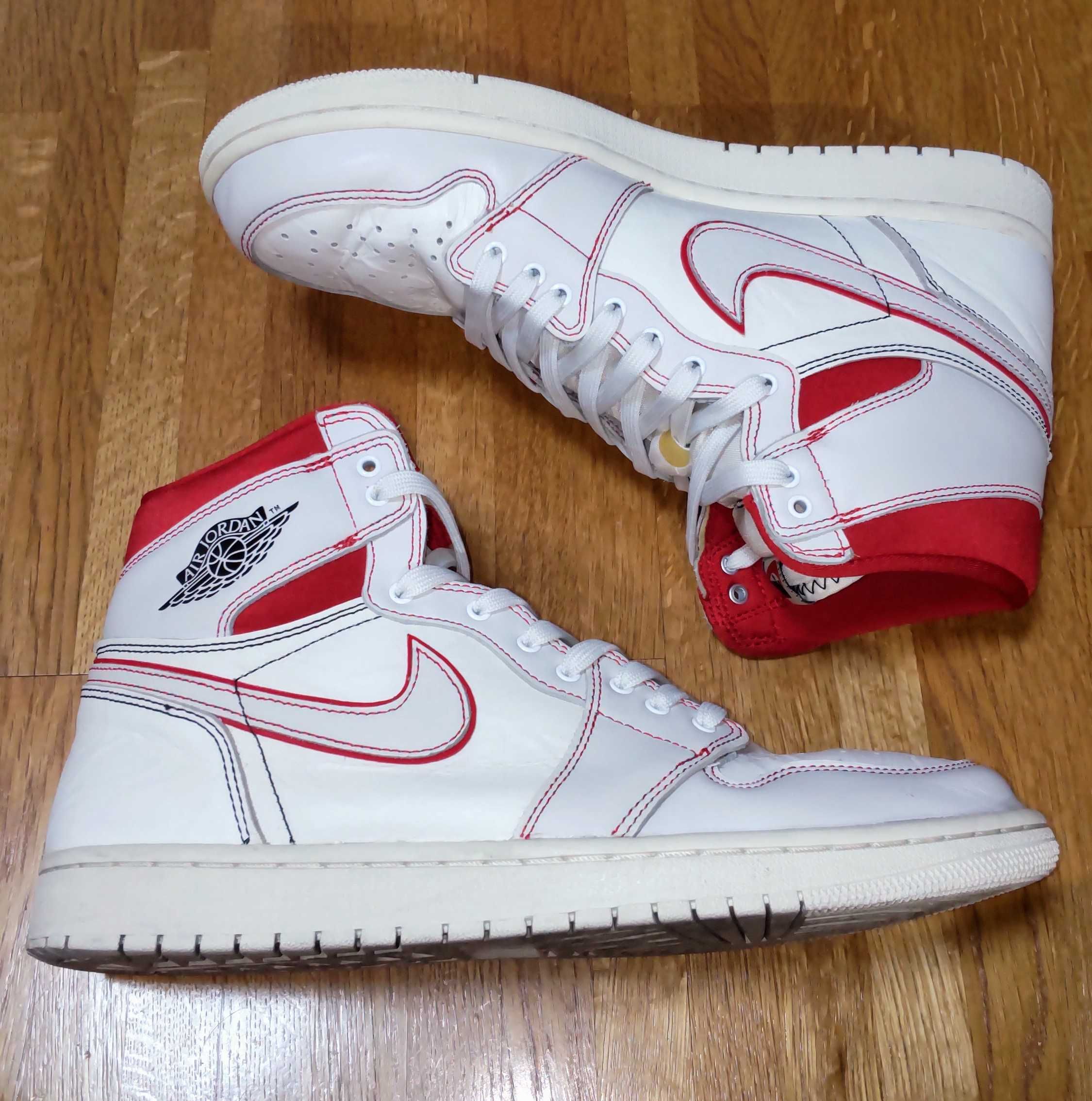 Nike Air Jordan 1 Retro High OG "Sail/University Red"     