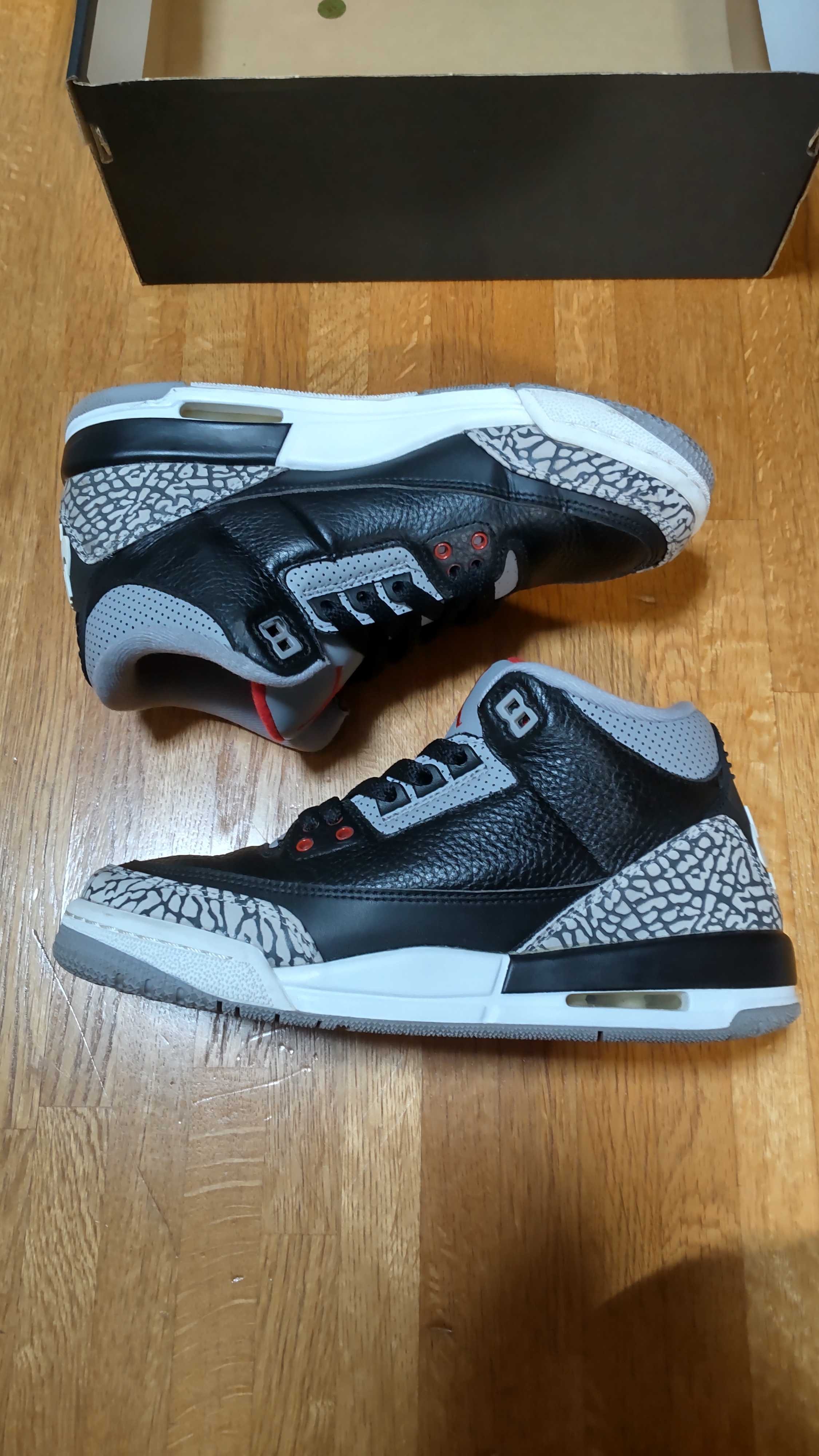 Nike GS Air Jordan 3 Retro "Black Cement "(2018) 
