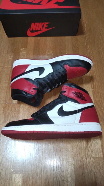 Nike Air Jordan 1 Retro High OG "Bred Toe"