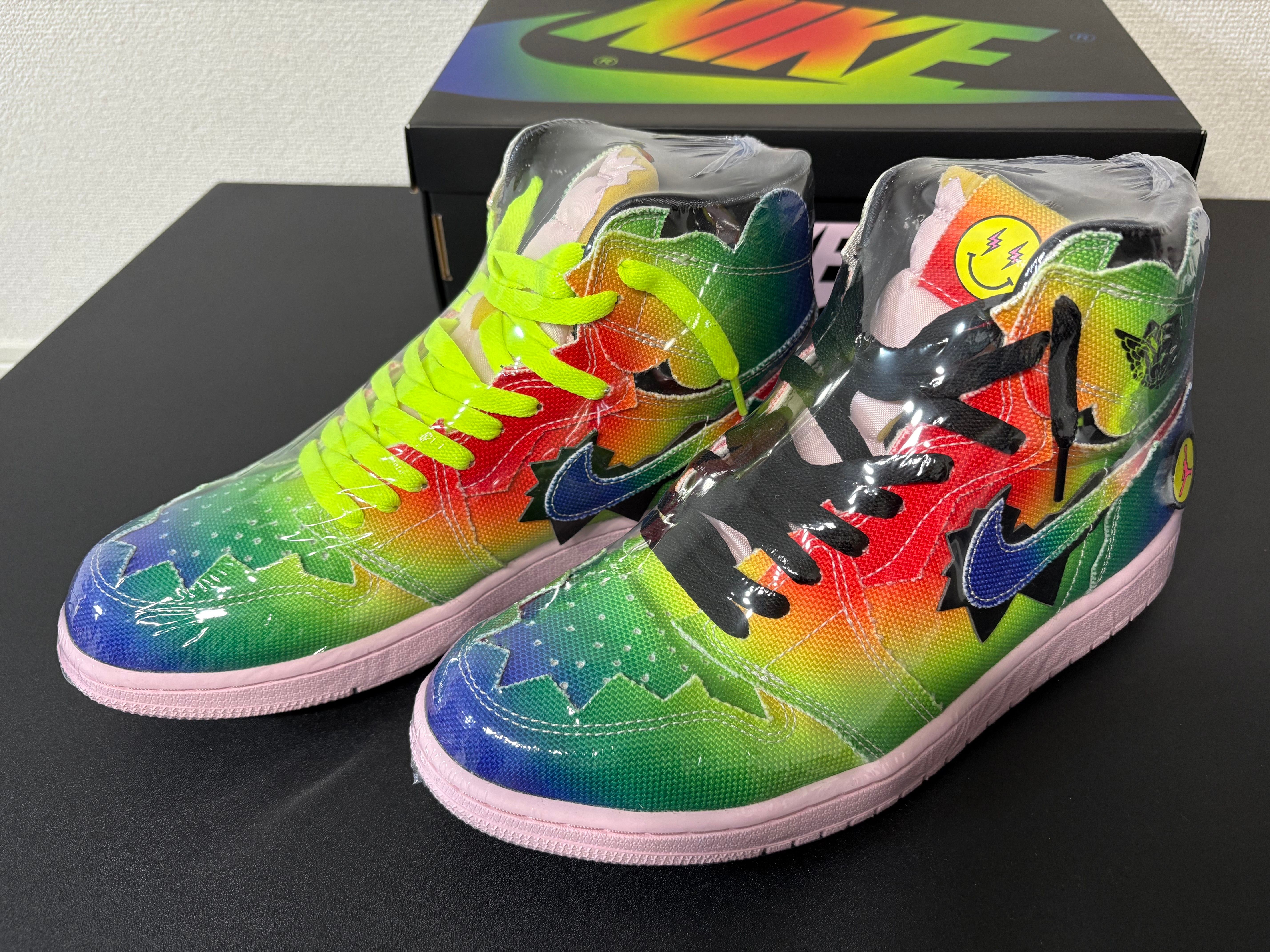 J Balvin × Nike Air Jordan 1 High OG "Rainbow"