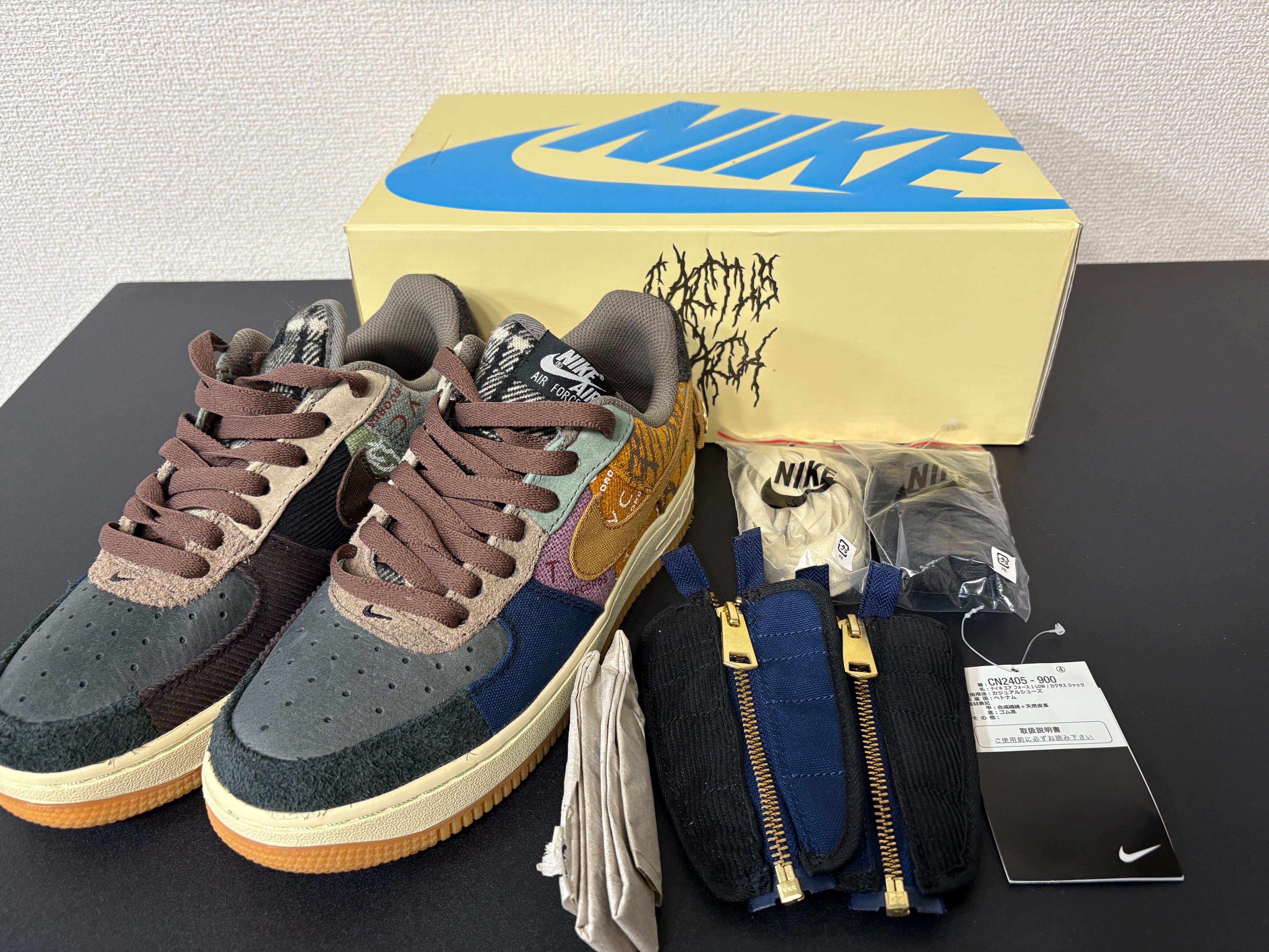 Travis Scott × Nike Air Force 1 Low Cactus Jack "Multi Color"