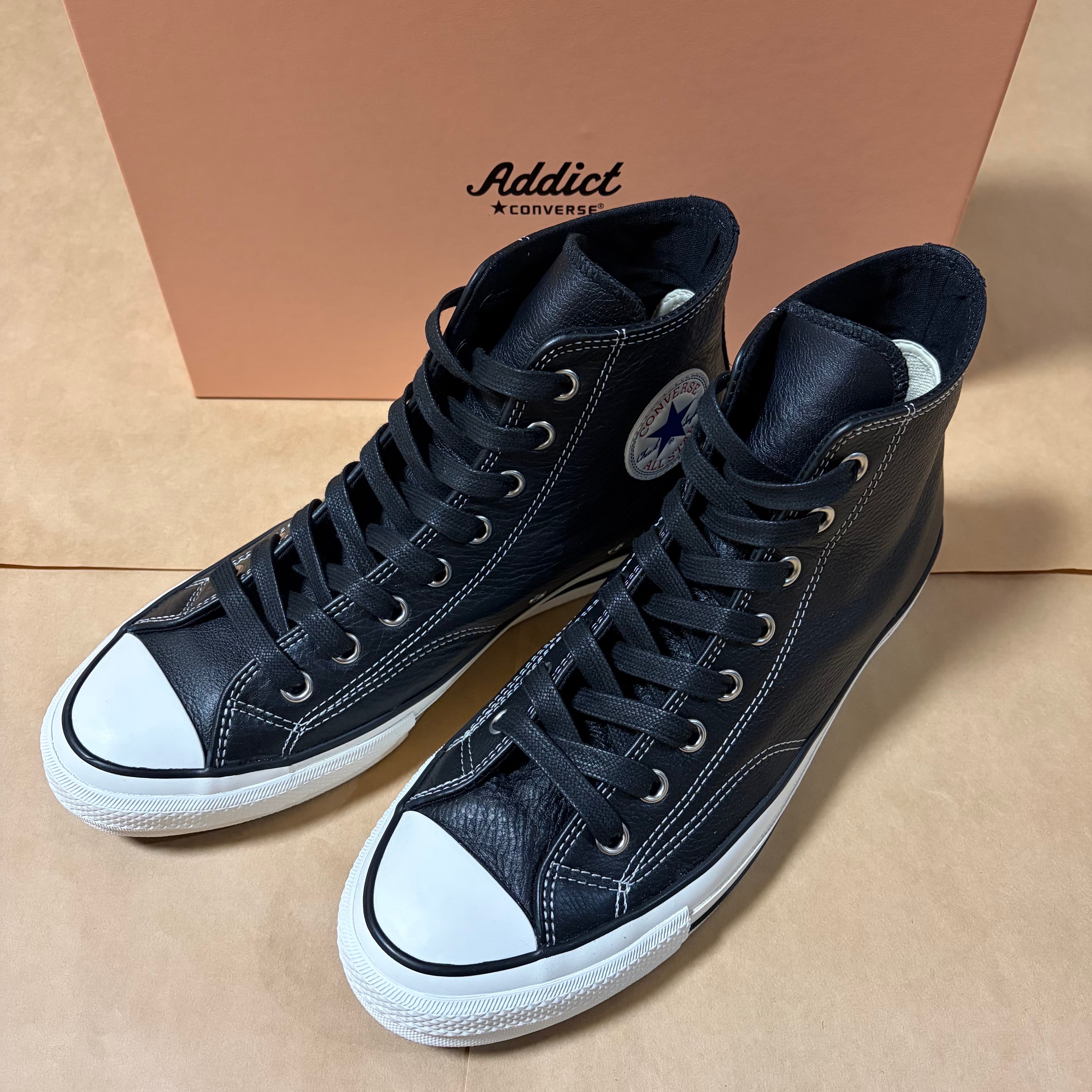 Converse Chuck Taylor Leather Hi "Black"