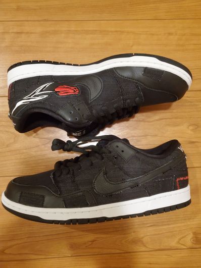 Wasted Youth × Nike SB Dunk Low "Black Denim"(Special Box) / VERDY