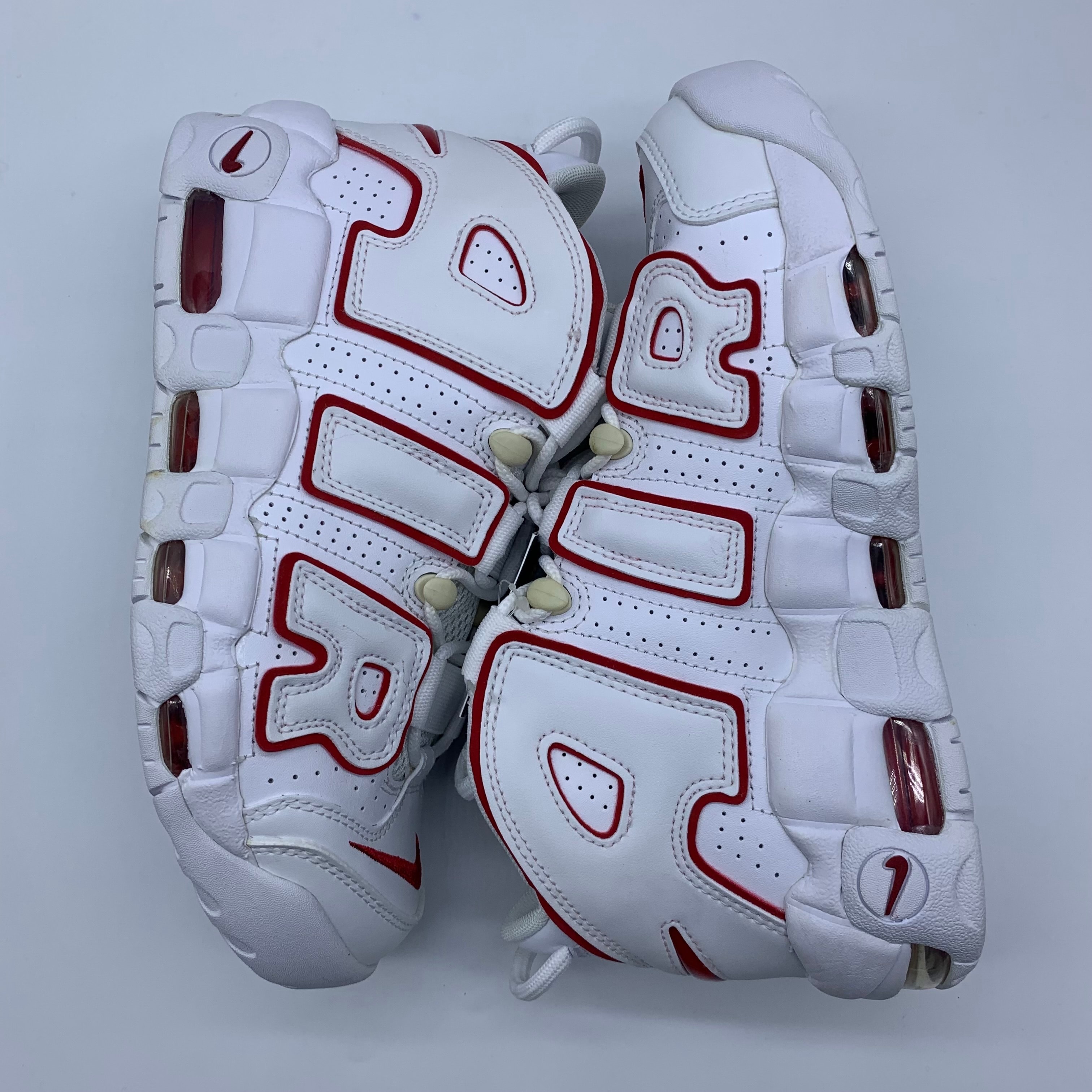NIKE AIR MORE UPTEMPO "WHITE/VARSITY RED" (2021)