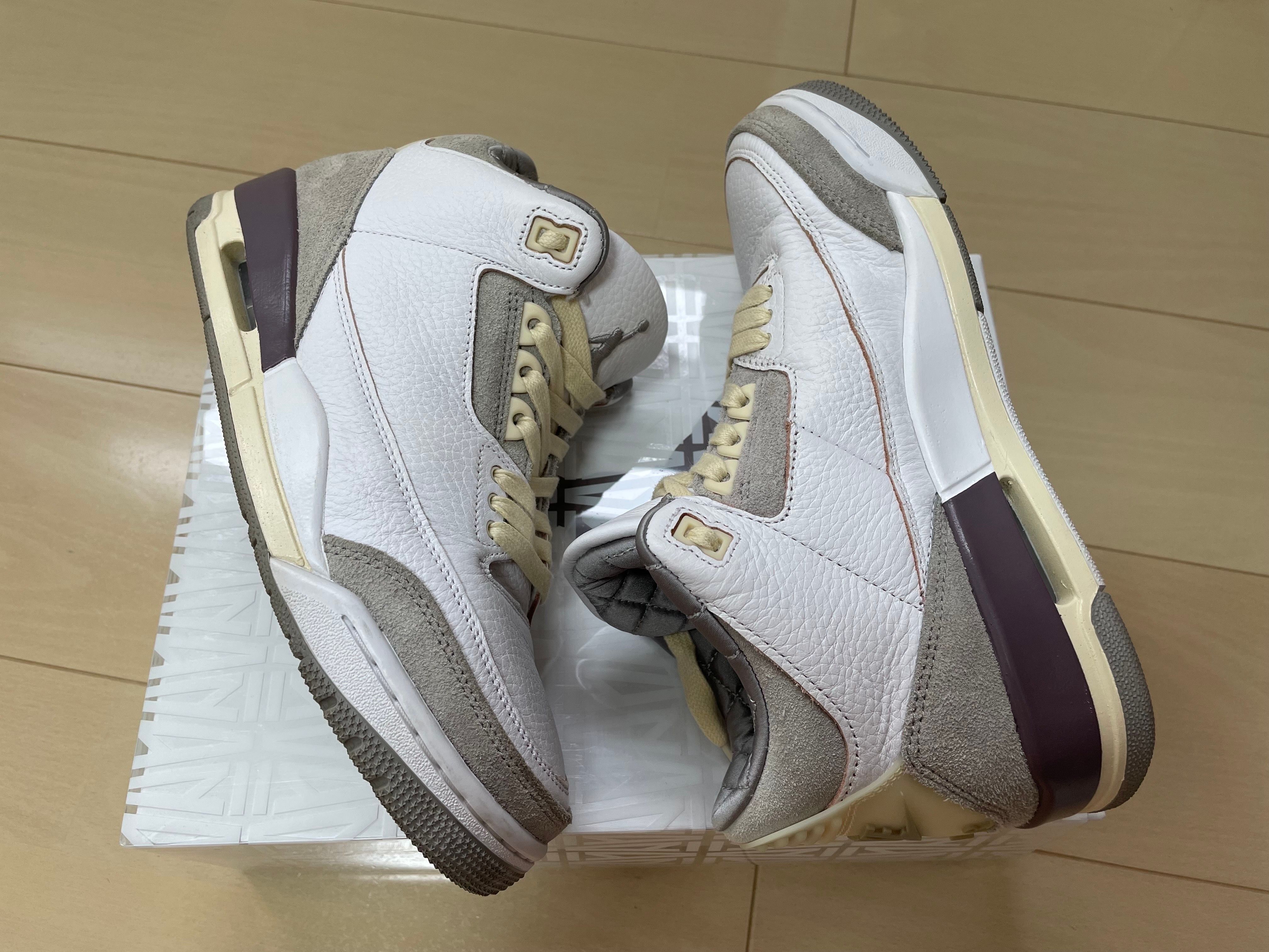 A Ma Maniere × Nike Women's Air Jordan 3 Retro SP "White/Medium Grey Violet Ore"