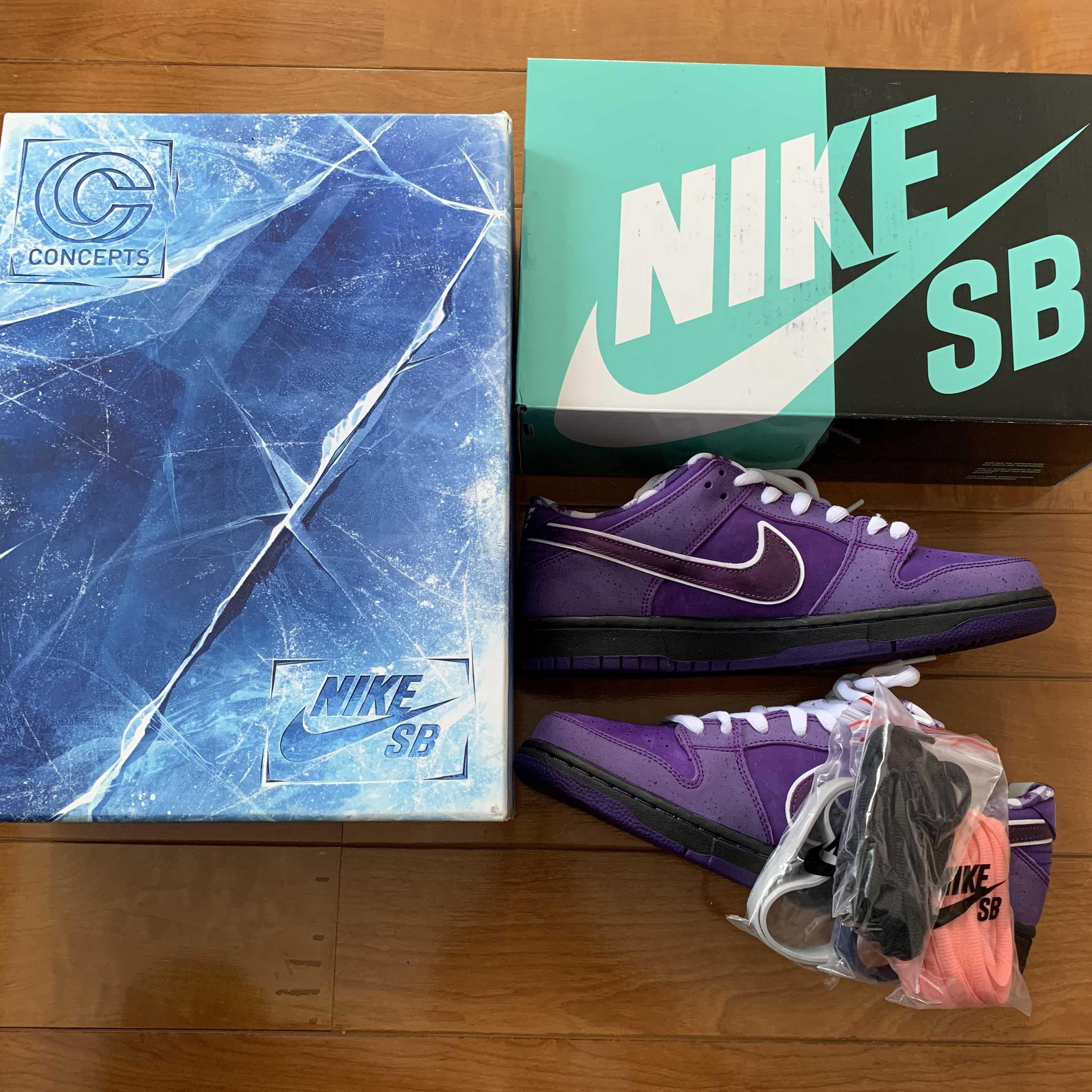 Concepts × Nike SB Dunk Low "Purple Lobster"